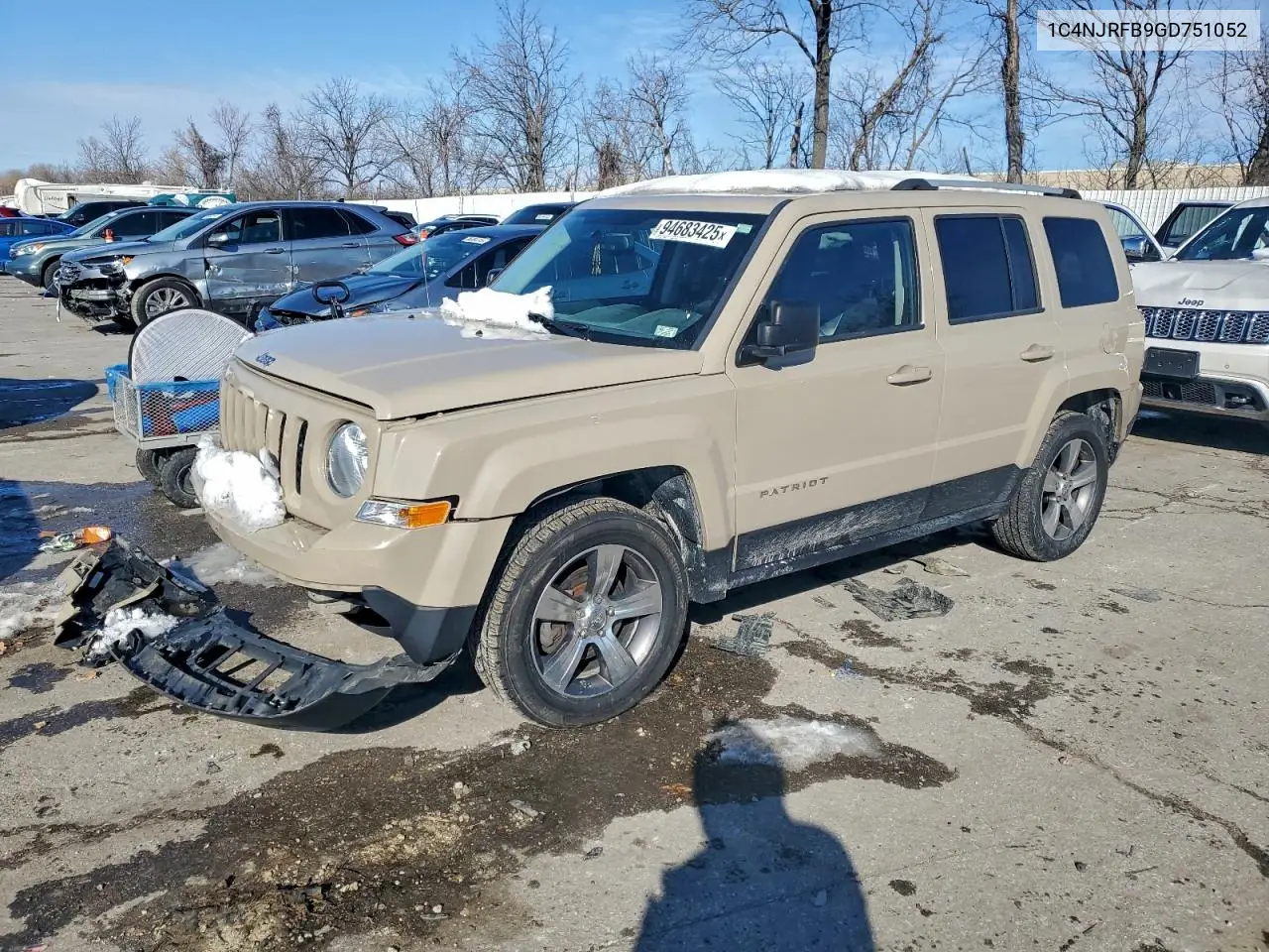1C4NJRFB9GD751052 2016 Jeep Patriot Latitude