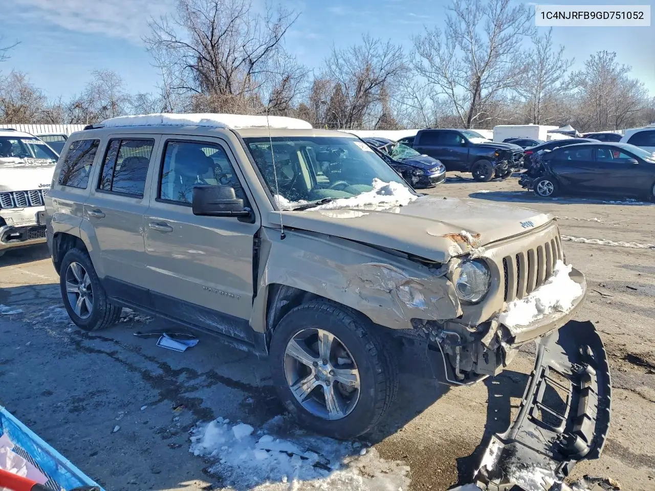 1C4NJRFB9GD751052 2016 Jeep Patriot Latitude