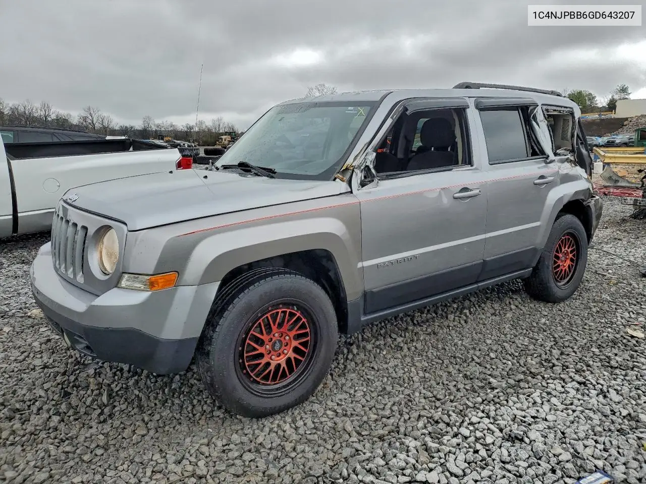 1C4NJPBB6GD643207 2016 Jeep Patriot Sport
