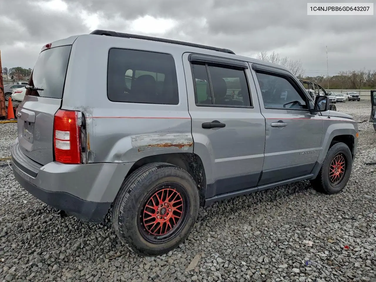 1C4NJPBB6GD643207 2016 Jeep Patriot Sport