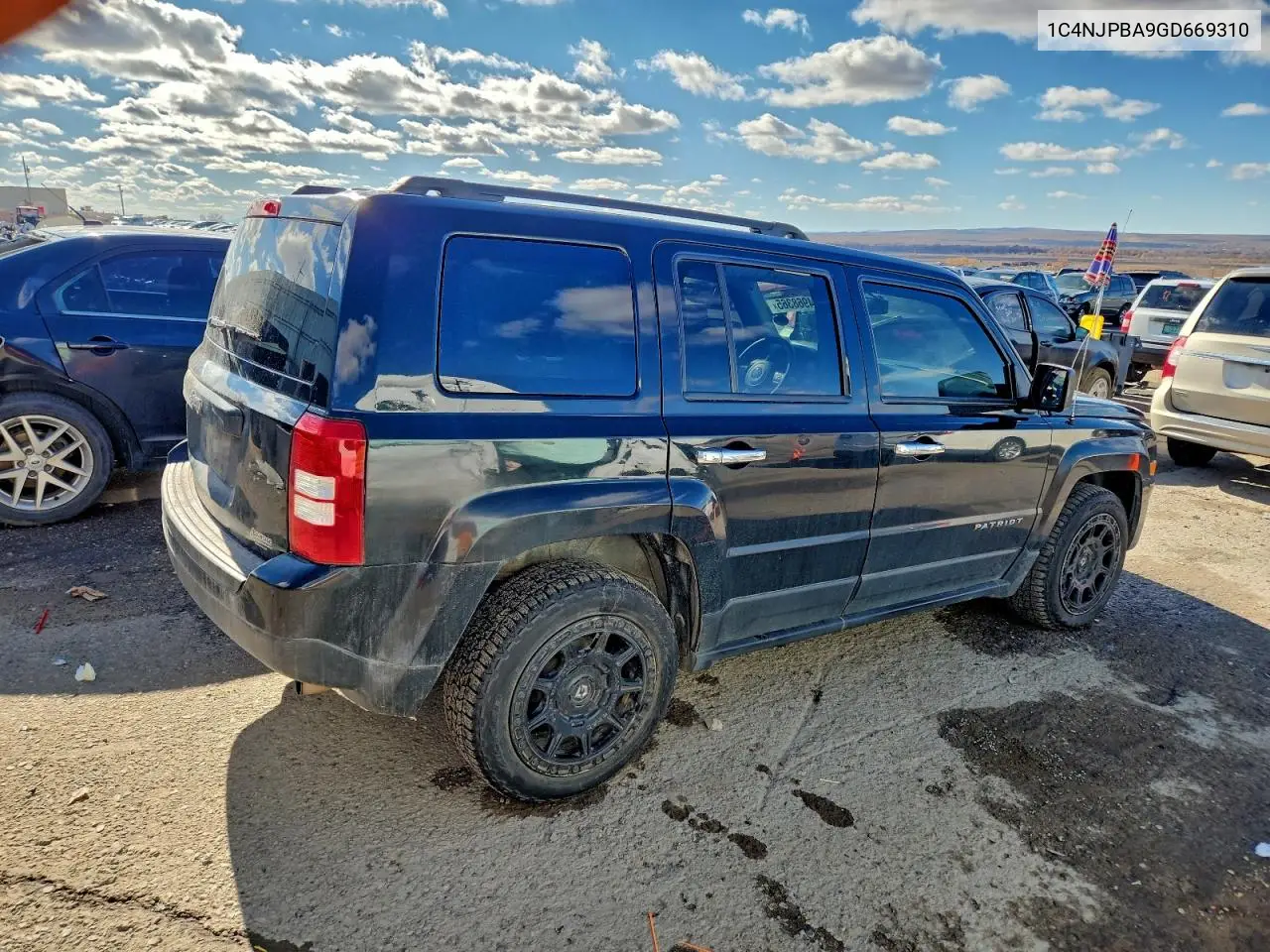 1C4NJPBA9GD669310 2016 Jeep Patriot Sport