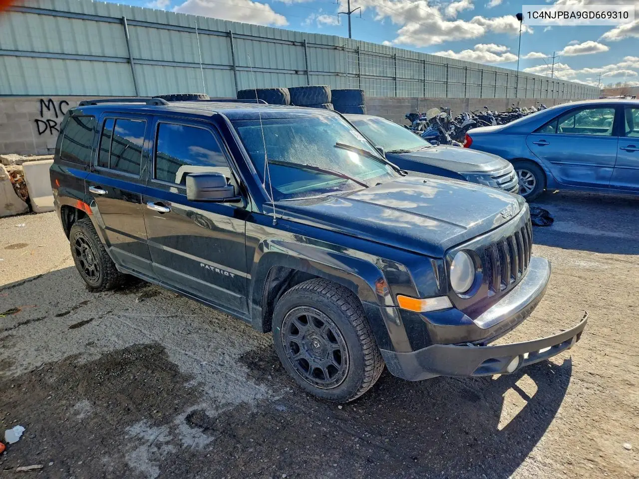 1C4NJPBA9GD669310 2016 Jeep Patriot Sport