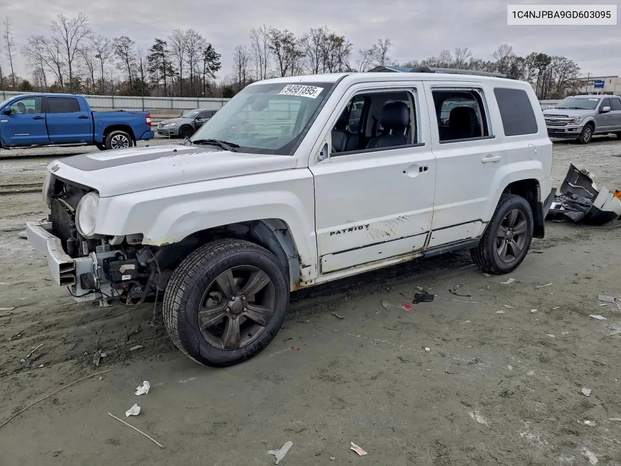 1C4NJPBA9GD603095 2016 Jeep Patriot Sport
