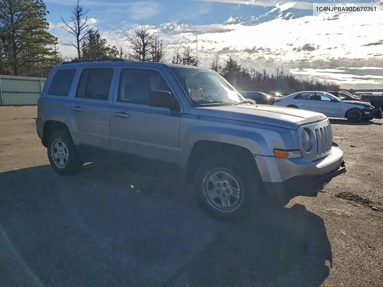 1C4NJPBA9GD670361 2016 Jeep Patriot Sport