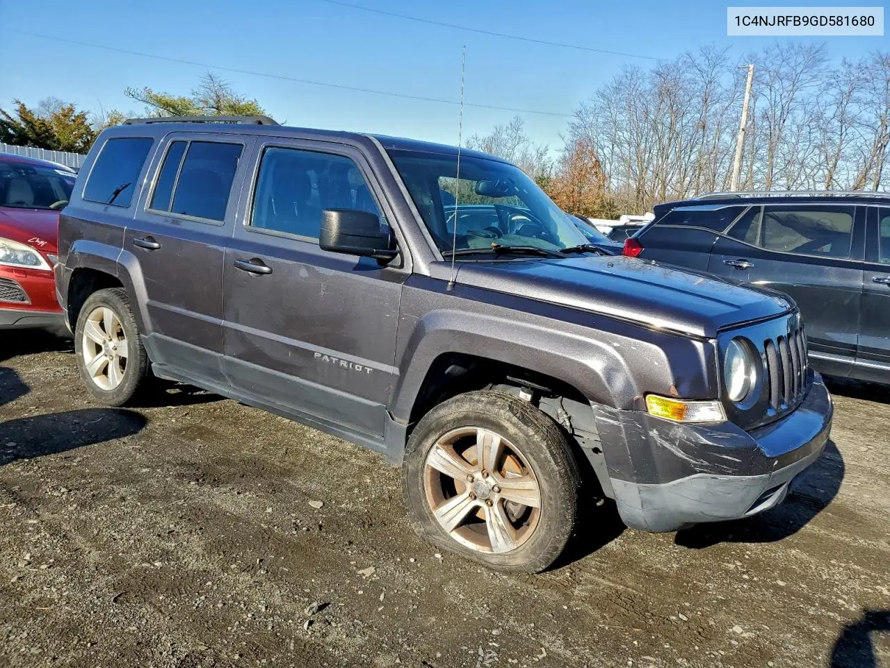 1C4NJRFB9GD581680 2016 Jeep Patriot Latitude