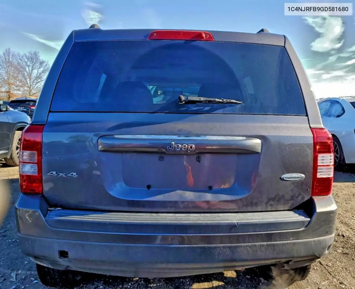 1C4NJRFB9GD581680 2016 Jeep Patriot Latitude