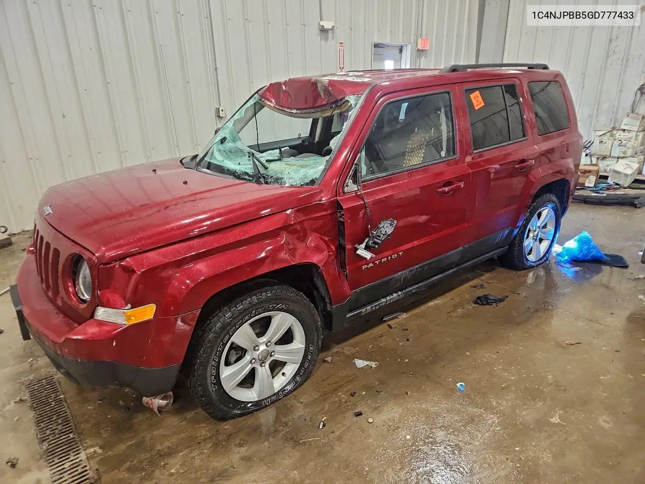 1C4NJPBB5GD777433 2016 Jeep Patriot Sport
