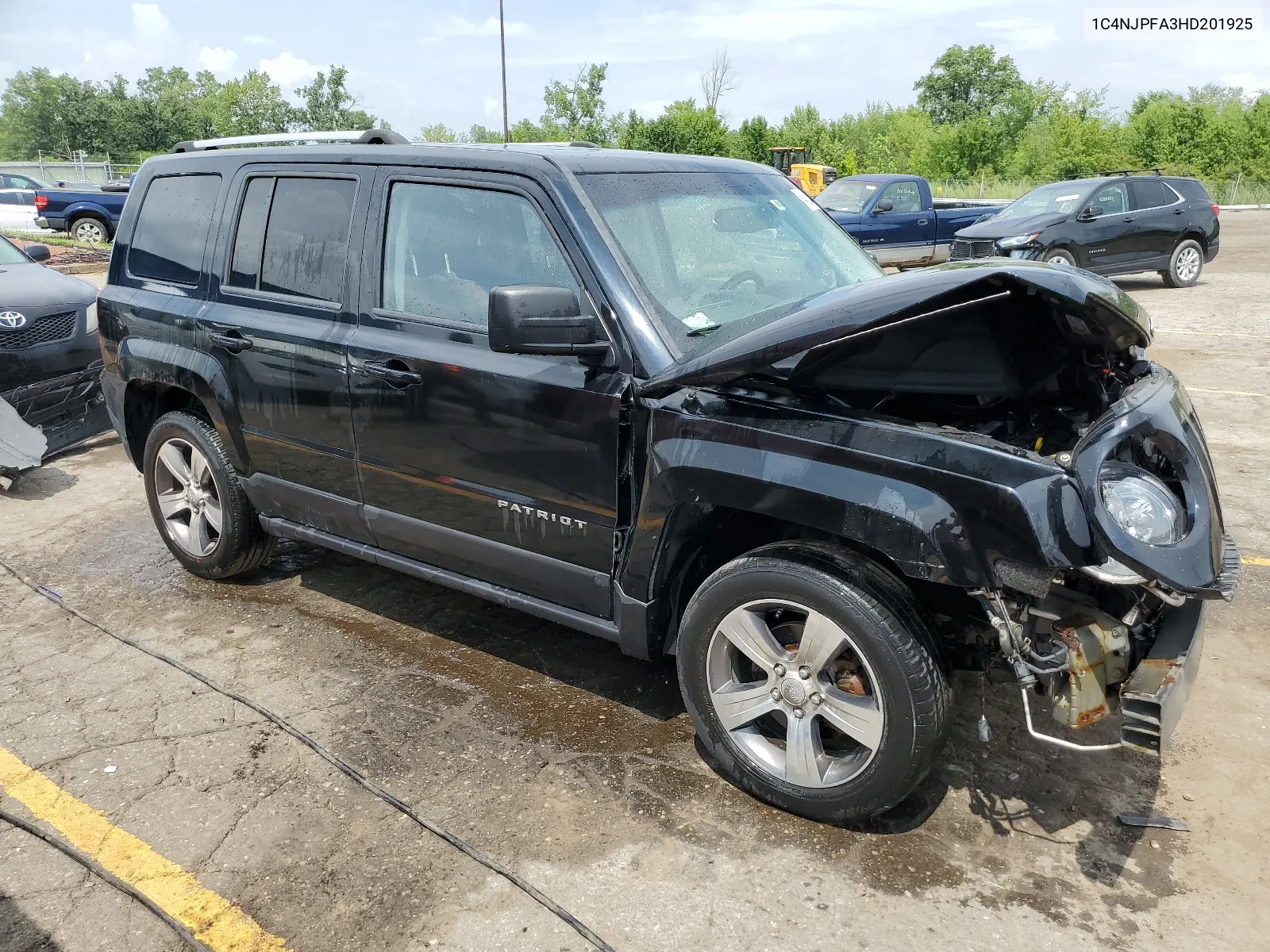2017 Jeep Patriot Latitude VIN: 1C4NJPFA3HD201925 Lot: 64824444