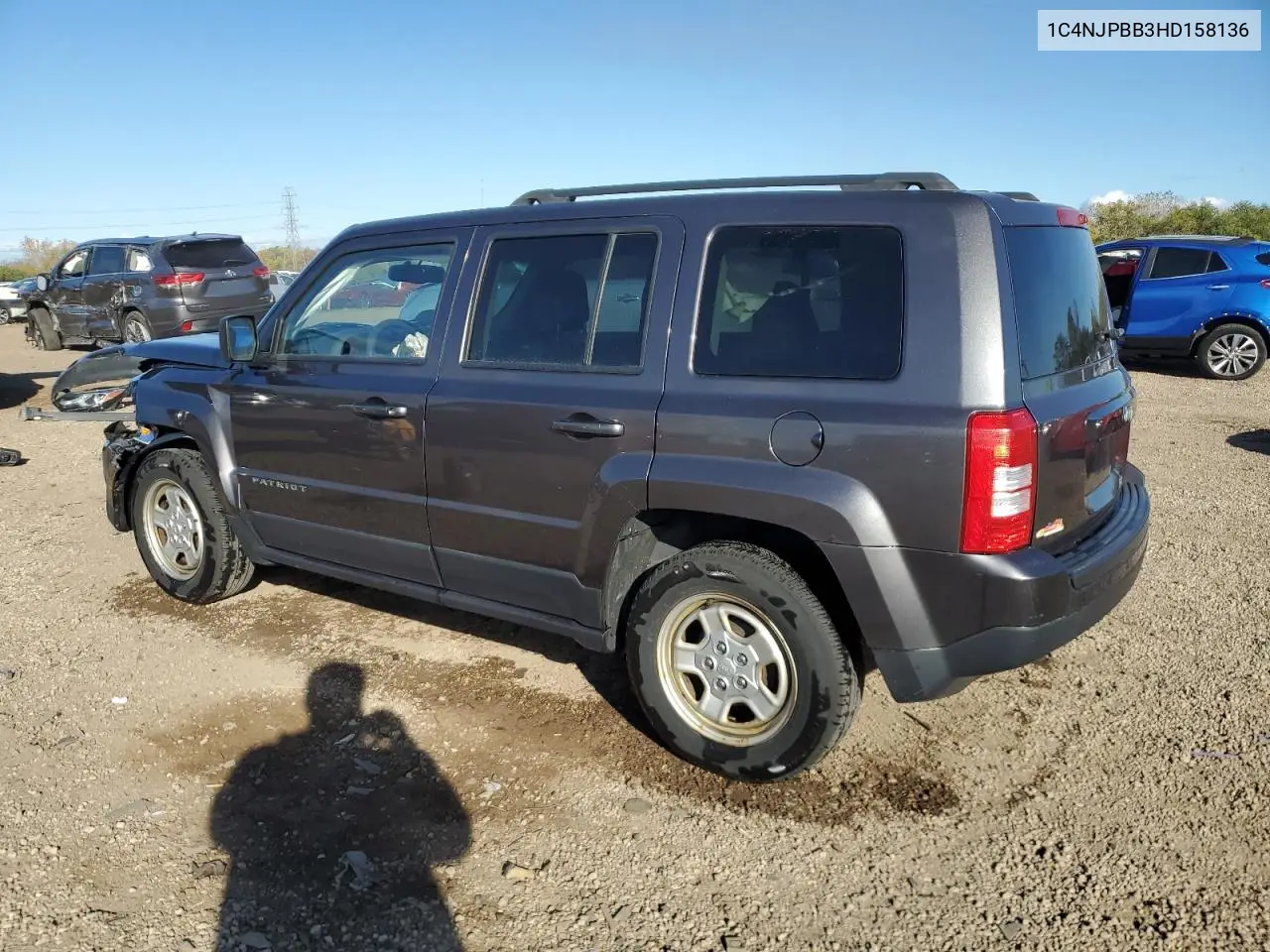 1C4NJPBB3HD158136 2017 Jeep Patriot Sport