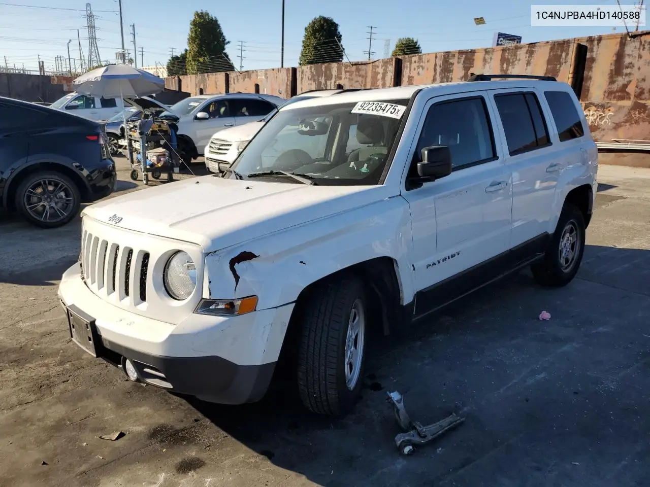 1C4NJPBA4HD140588 2017 Jeep Patriot Sport