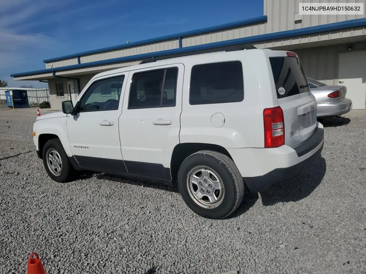 1C4NJPBA9HD150632 2017 Jeep Patriot Sport