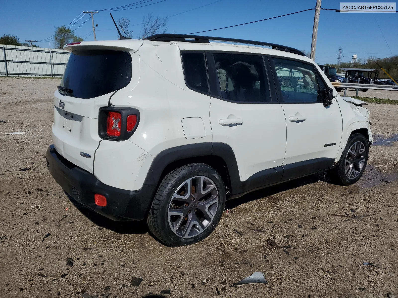 2015 Jeep Renegade Latitude VIN: ZACCJABT6FPC35125 Lot: 50719474