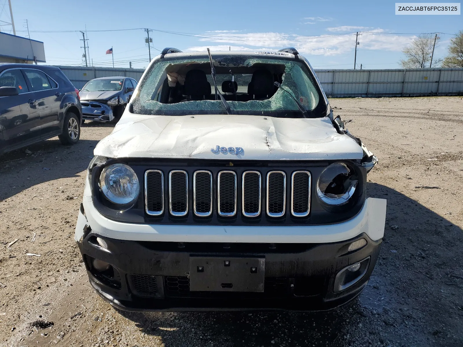 2015 Jeep Renegade Latitude VIN: ZACCJABT6FPC35125 Lot: 50719474