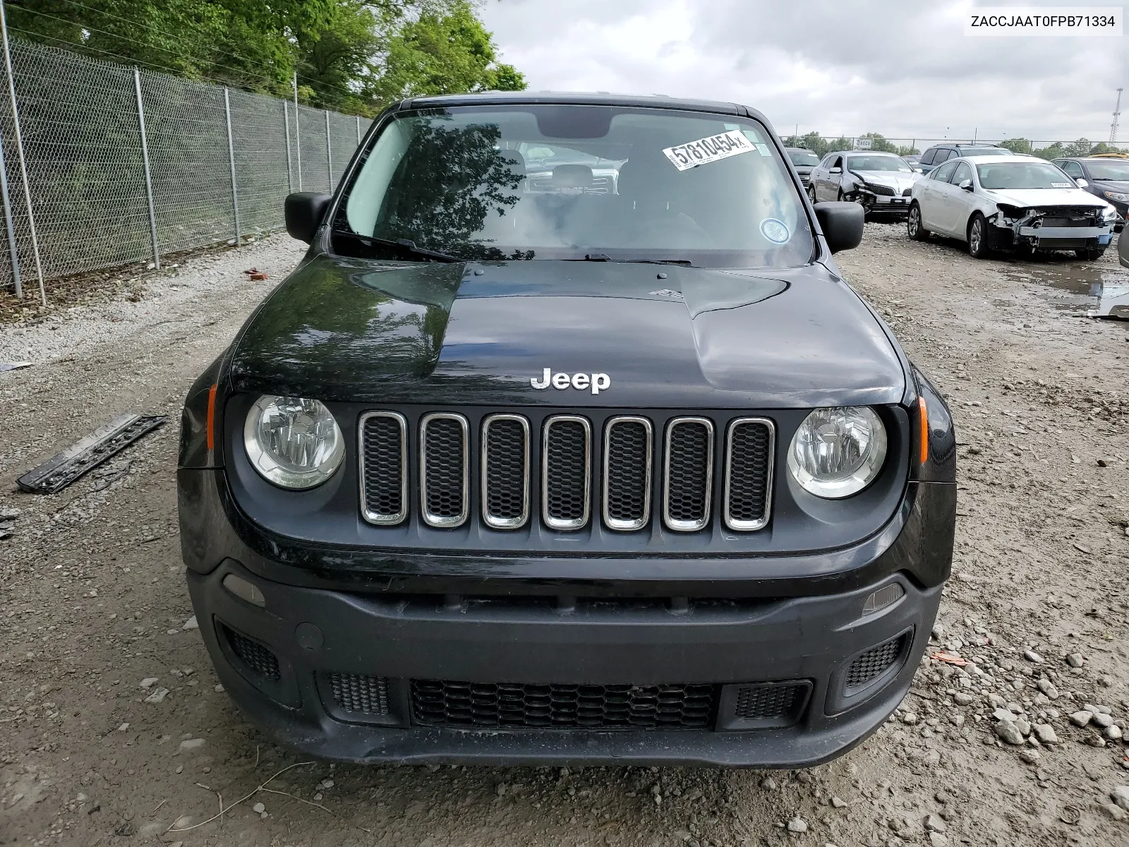 2015 Jeep Renegade Sport VIN: ZACCJAAT0FPB71334 Lot: 57810454