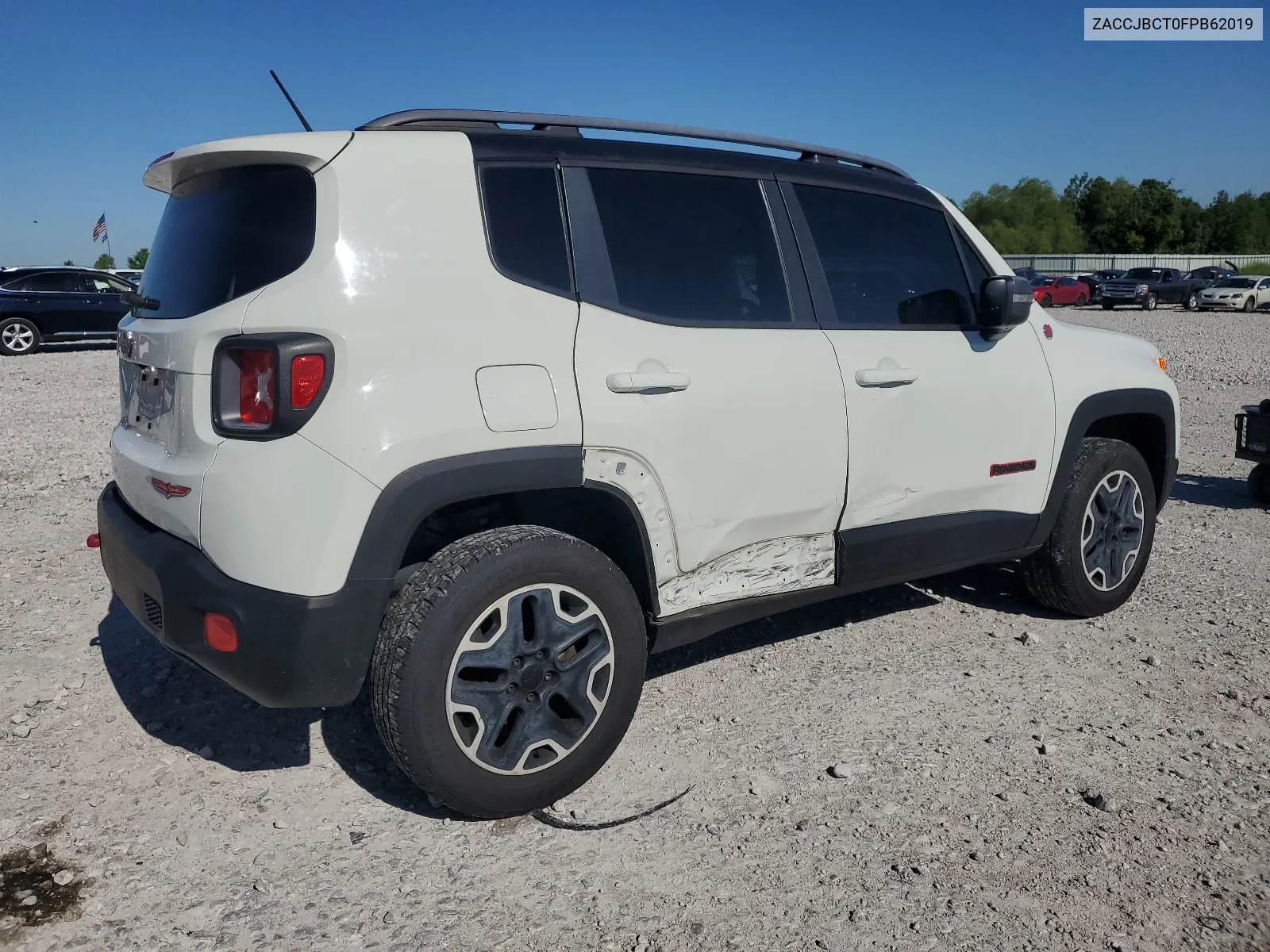 2015 Jeep Renegade Trailhawk VIN: ZACCJBCT0FPB62019 Lot: 59129464