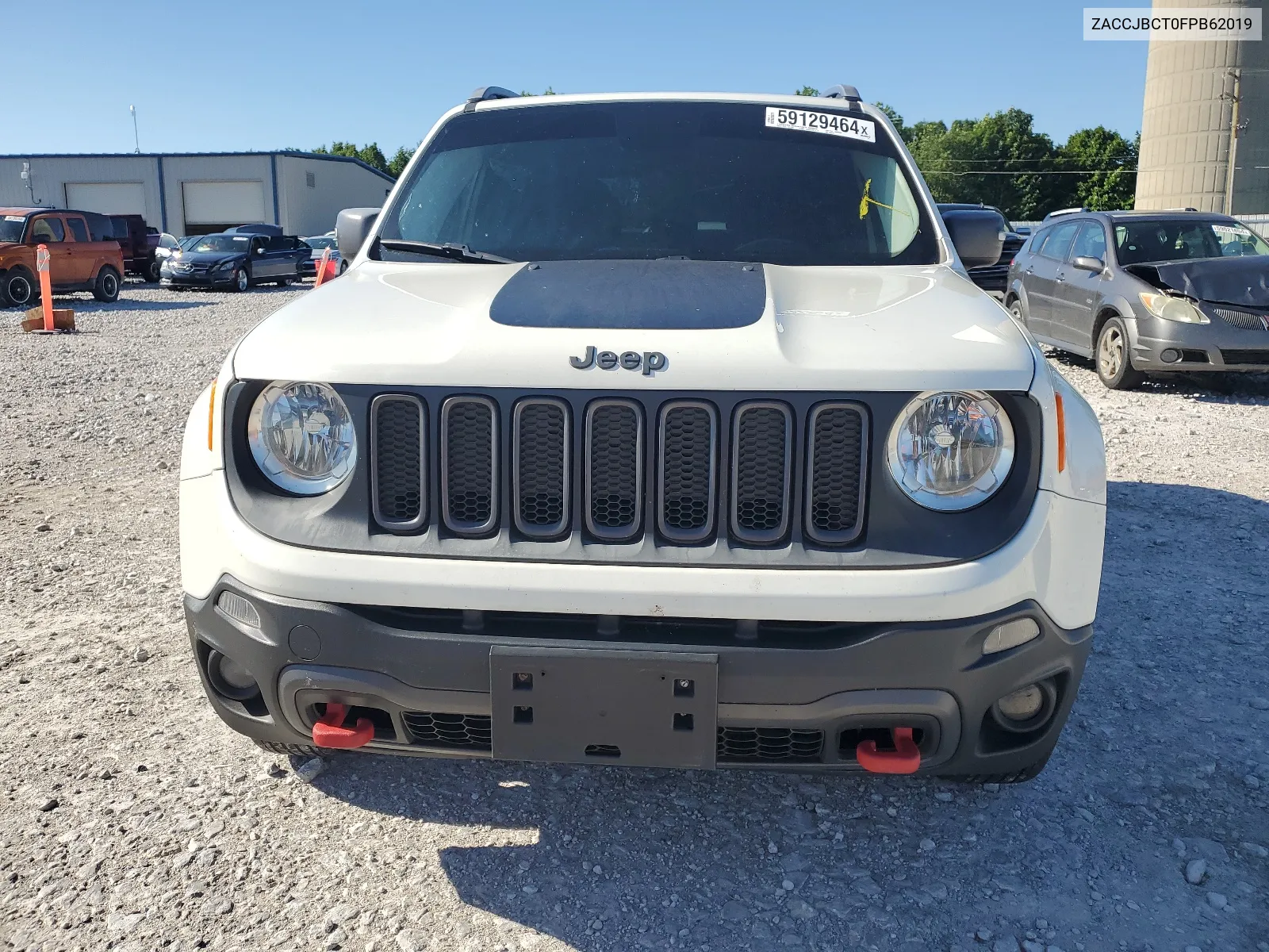 2015 Jeep Renegade Trailhawk VIN: ZACCJBCT0FPB62019 Lot: 59129464