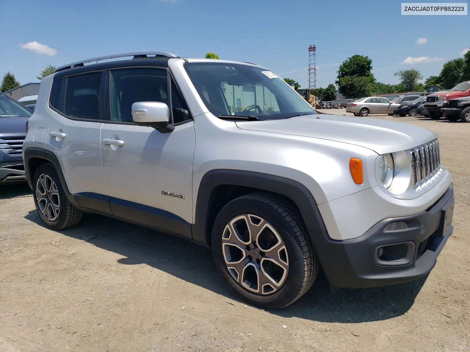 2015 Jeep Renegade Limited VIN: ZACCJADT0FPB52223 Lot: 59213104