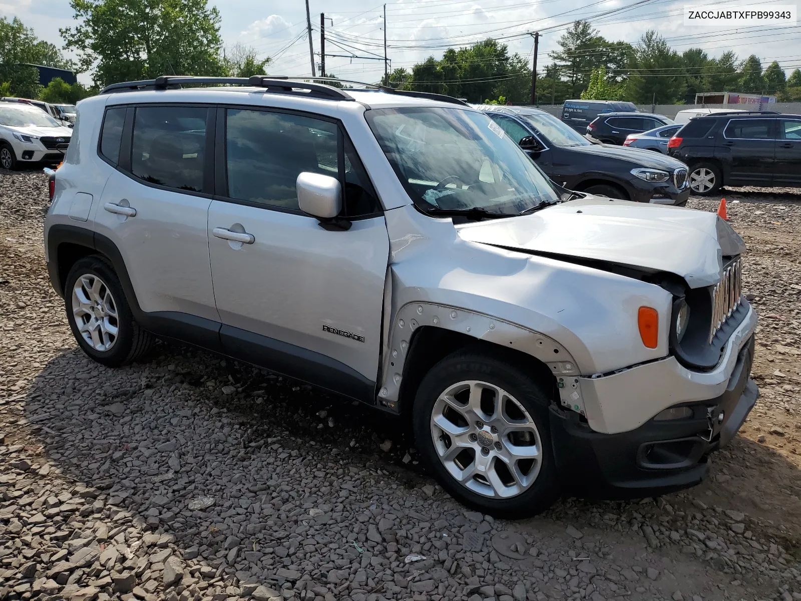 2015 Jeep Renegade Latitude VIN: ZACCJABTXFPB99343 Lot: 60659484