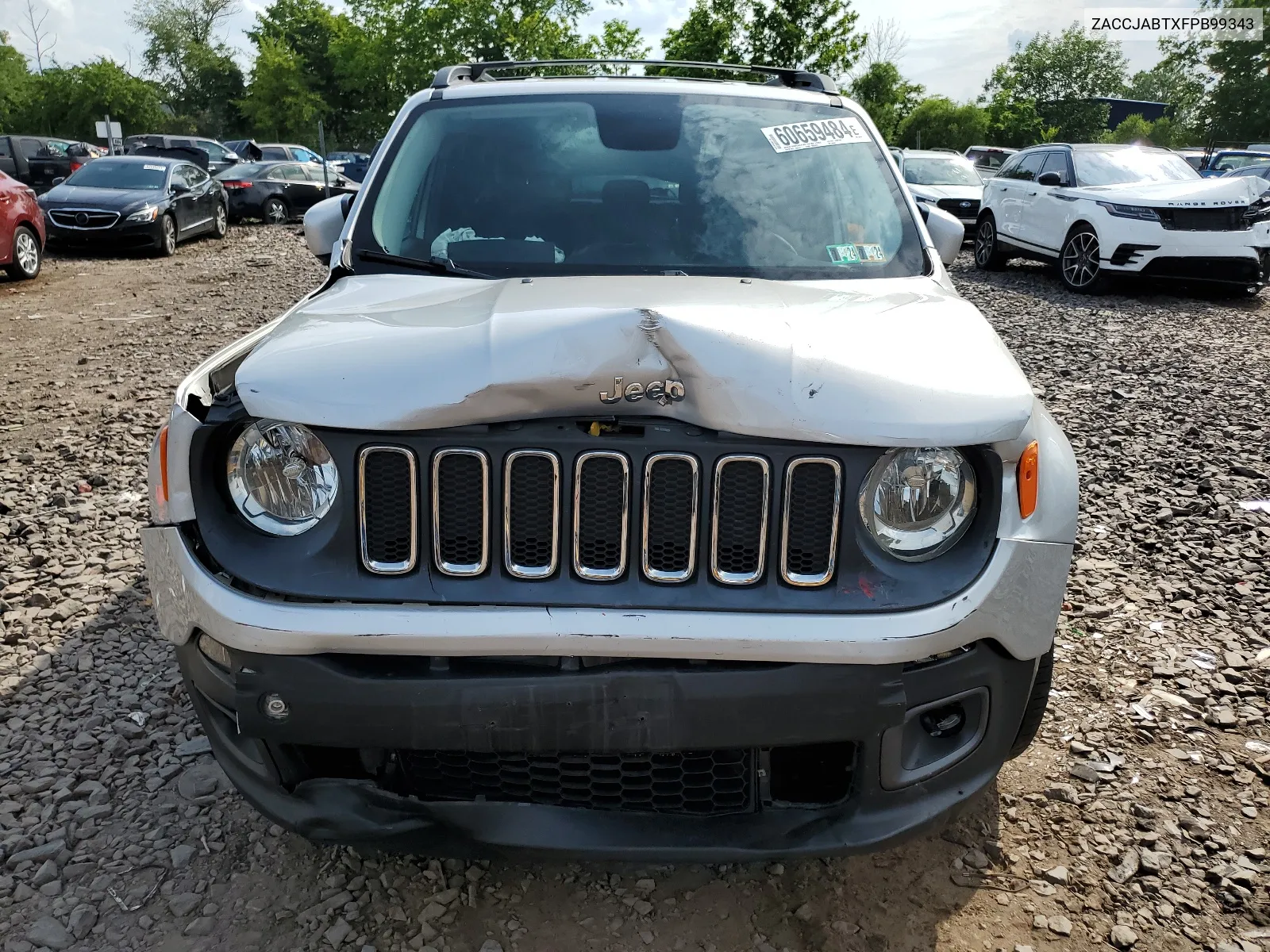 2015 Jeep Renegade Latitude VIN: ZACCJABTXFPB99343 Lot: 60659484