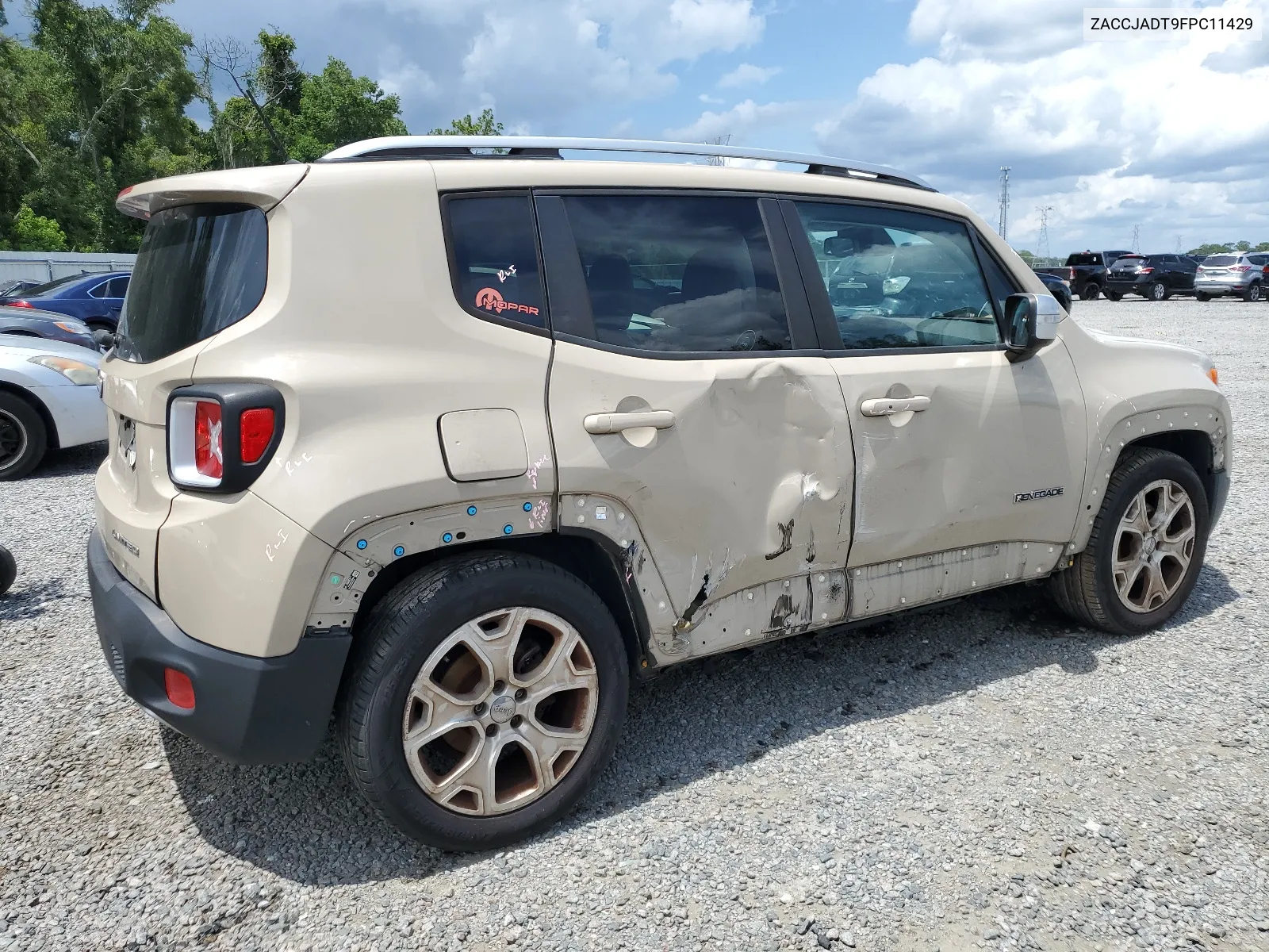 2015 Jeep Renegade Limited VIN: ZACCJADT9FPC11429 Lot: 61852074