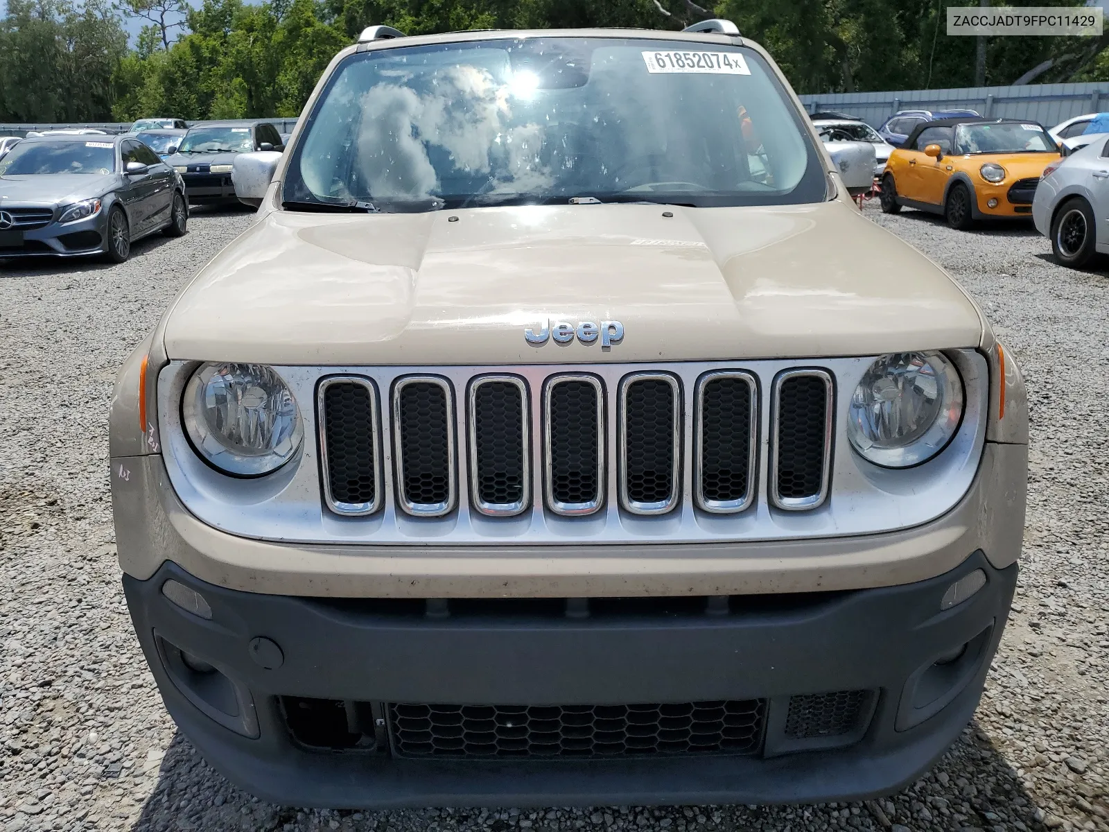 2015 Jeep Renegade Limited VIN: ZACCJADT9FPC11429 Lot: 61852074