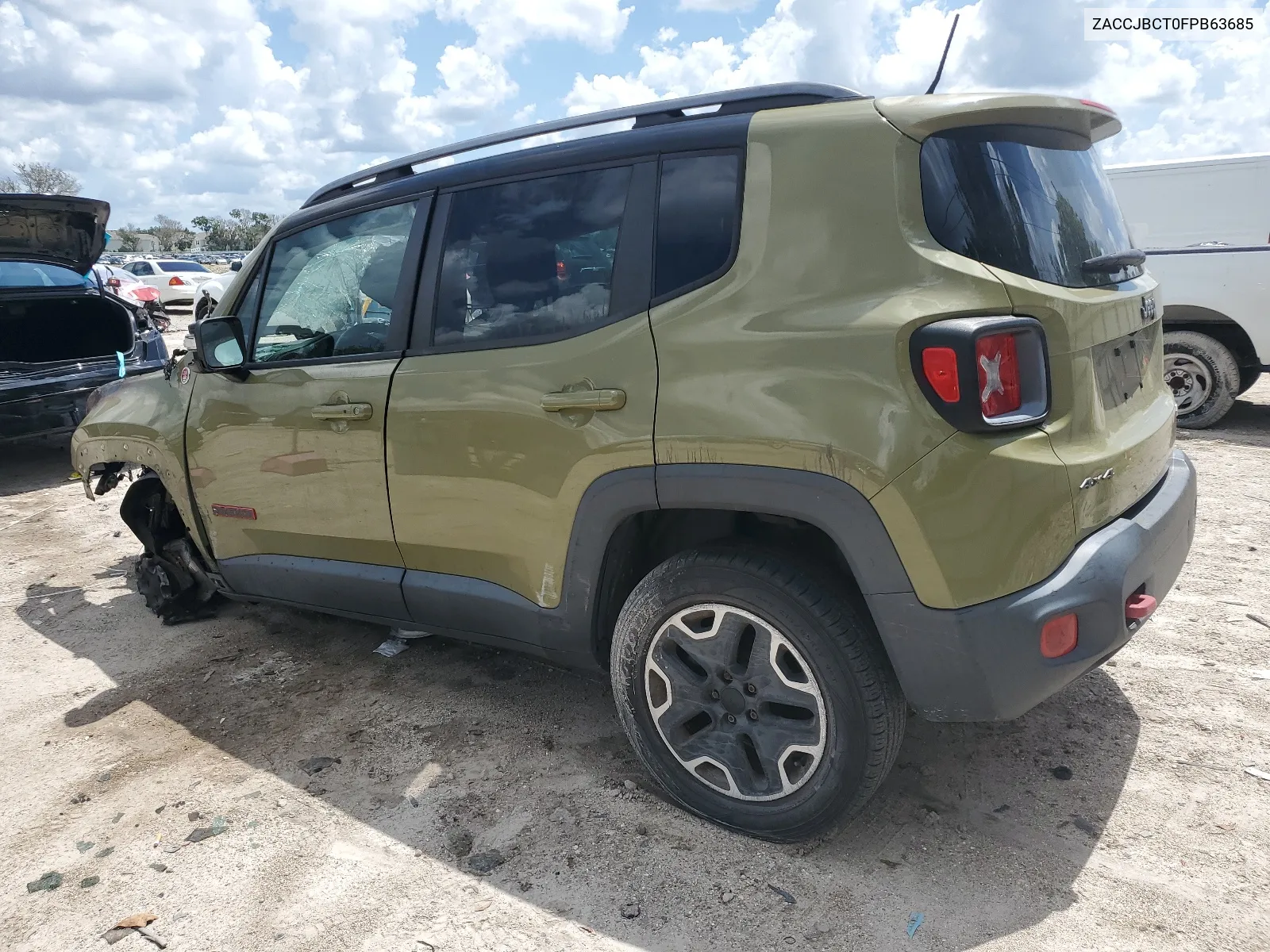 2015 Jeep Renegade Trailhawk VIN: ZACCJBCT0FPB63685 Lot: 63408804