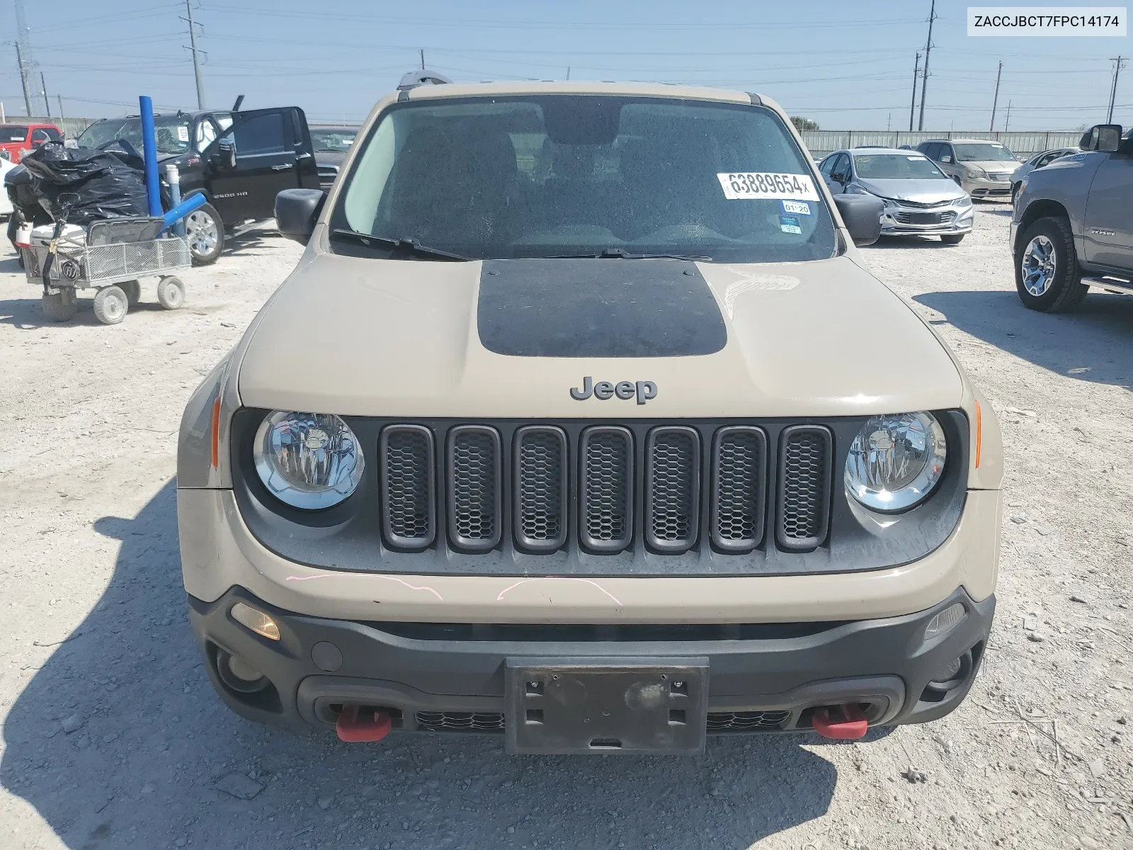 2015 Jeep Renegade Trailhawk VIN: ZACCJBCT7FPC14174 Lot: 63889654