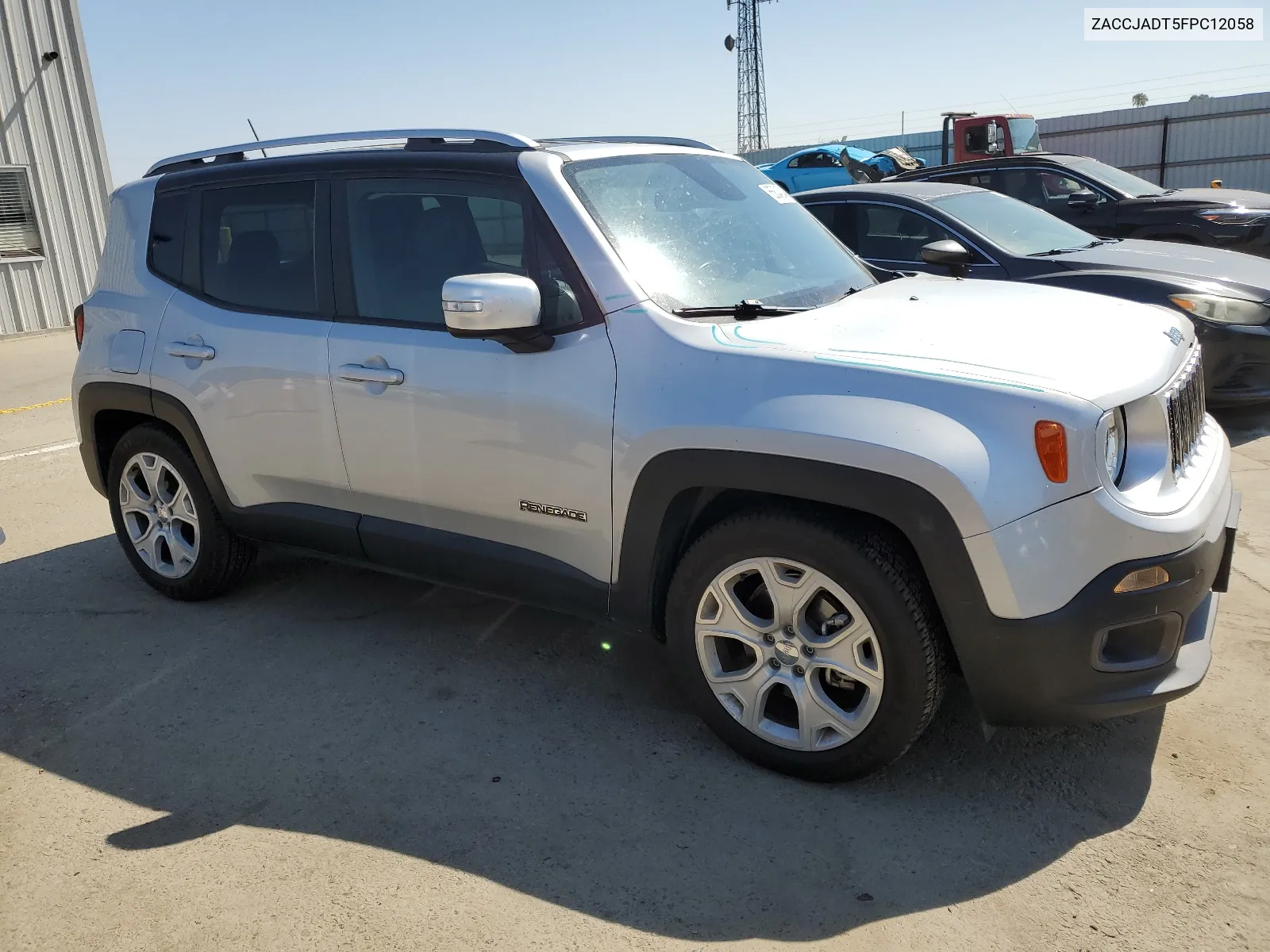 2015 Jeep Renegade Limited VIN: ZACCJADT5FPC12058 Lot: 65834234