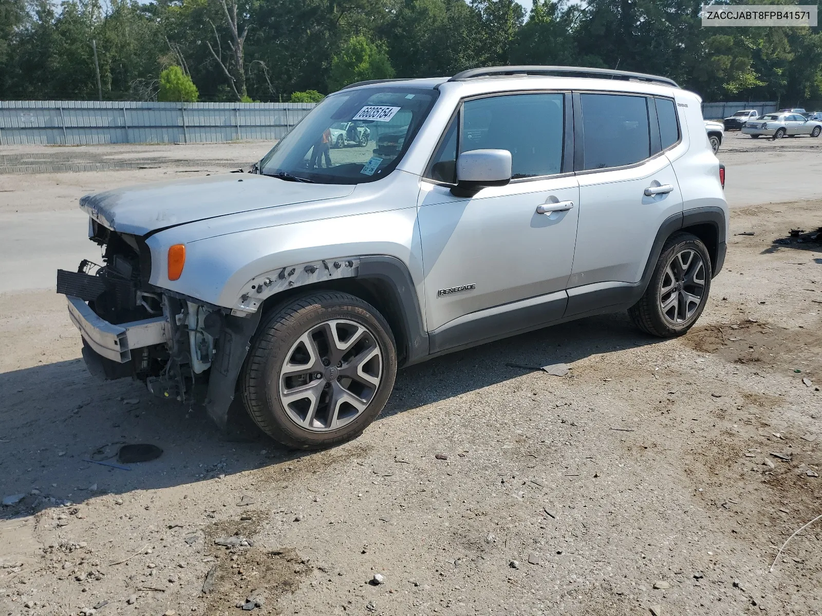 2015 Jeep Renegade Latitude VIN: ZACCJABT8FPB41571 Lot: 66035154