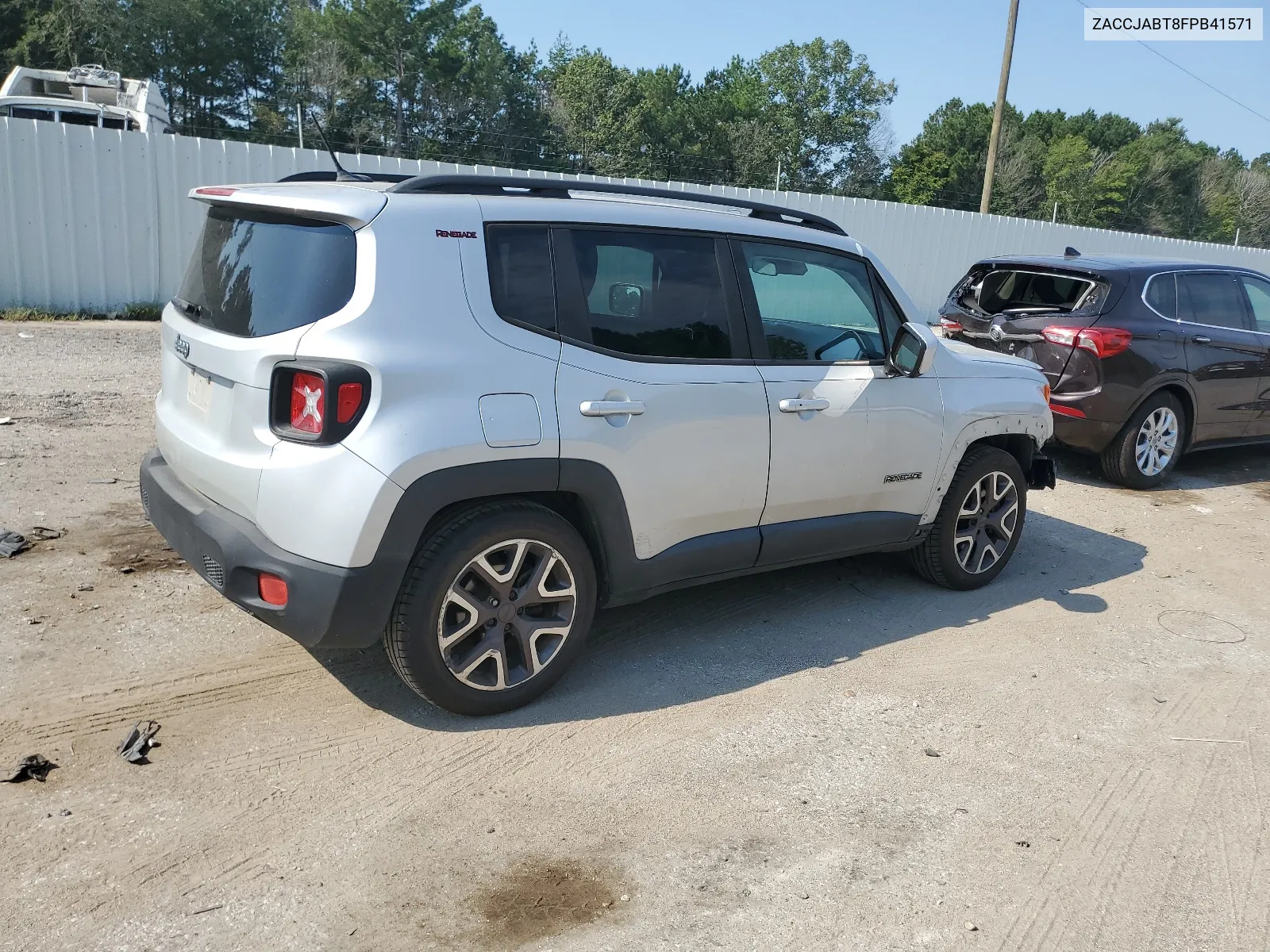 2015 Jeep Renegade Latitude VIN: ZACCJABT8FPB41571 Lot: 66035154