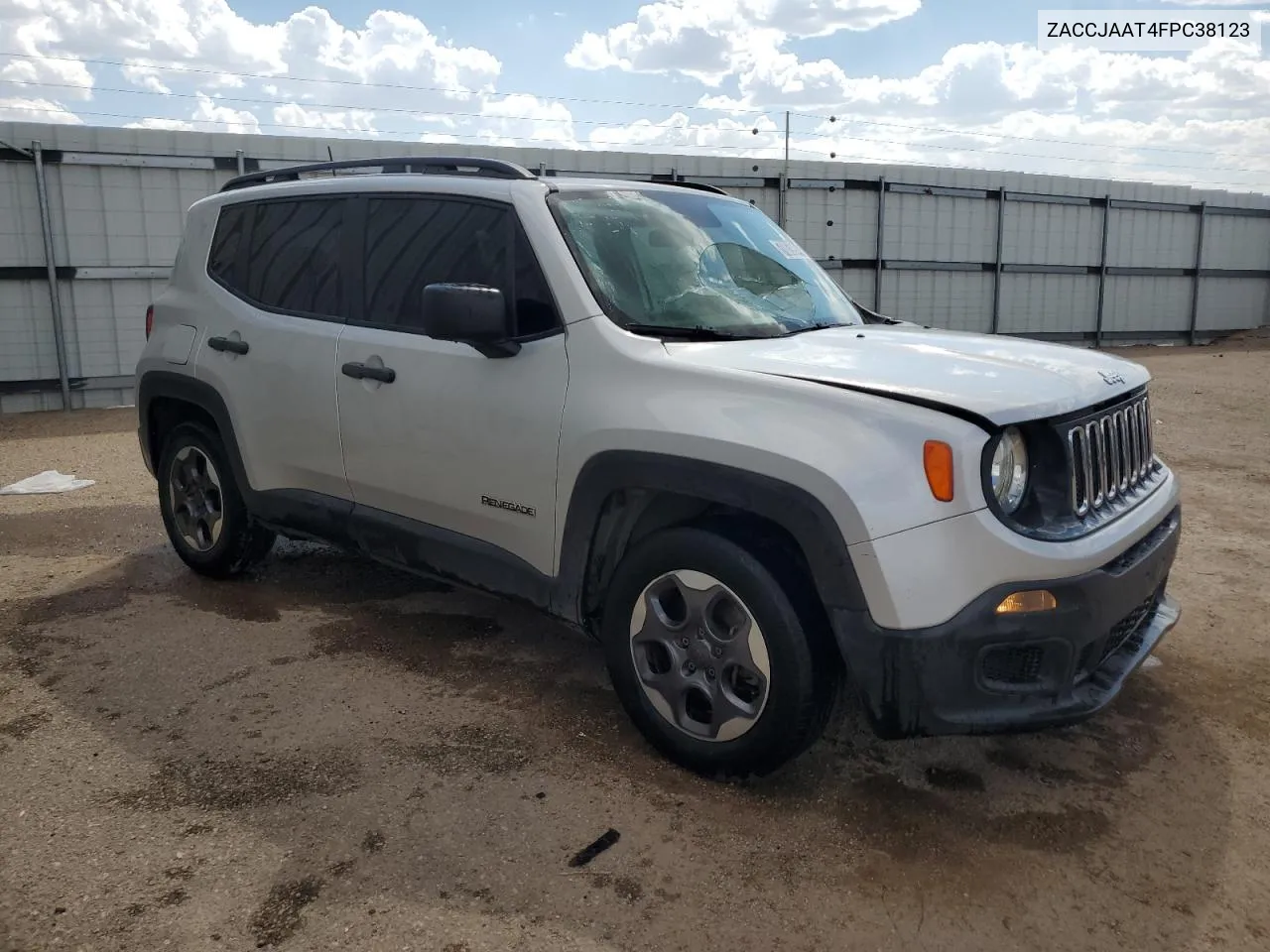 2015 Jeep Renegade Sport VIN: ZACCJAAT4FPC38123 Lot: 70039914