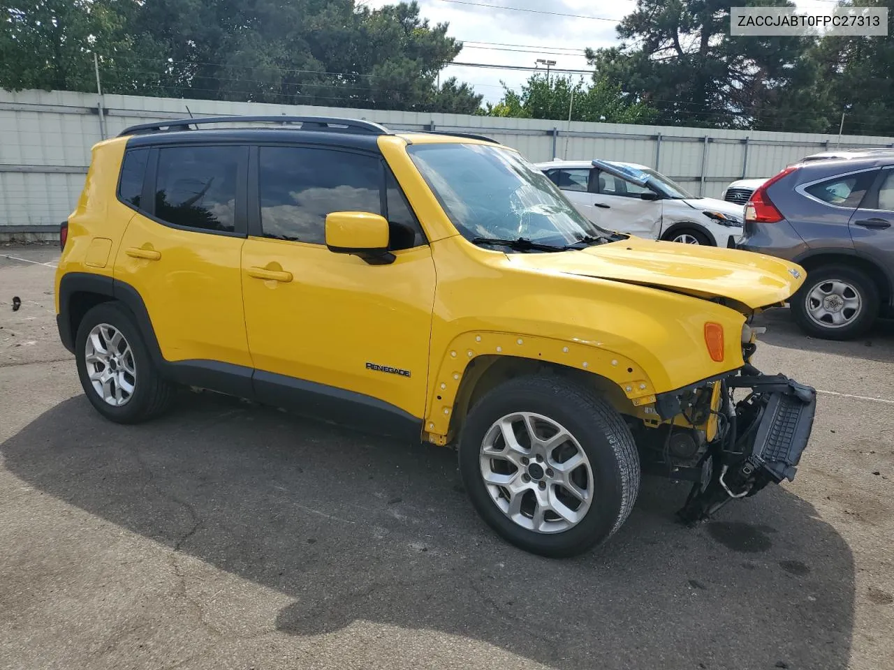 2015 Jeep Renegade Latitude VIN: ZACCJABT0FPC27313 Lot: 70063544