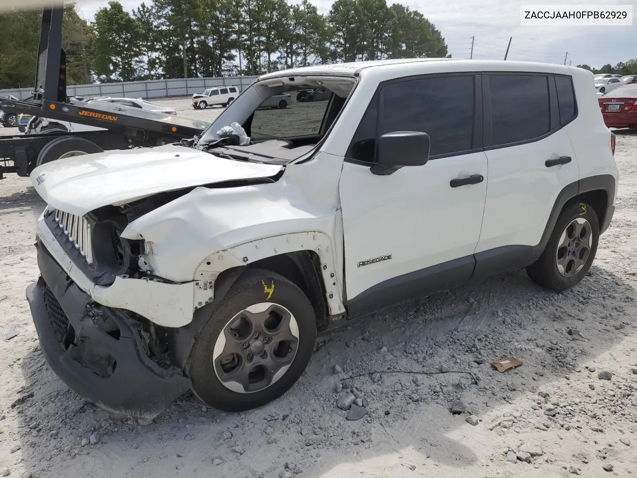 2015 Jeep Renegade Sport VIN: ZACCJAAH0FPB62929 Lot: 70346144