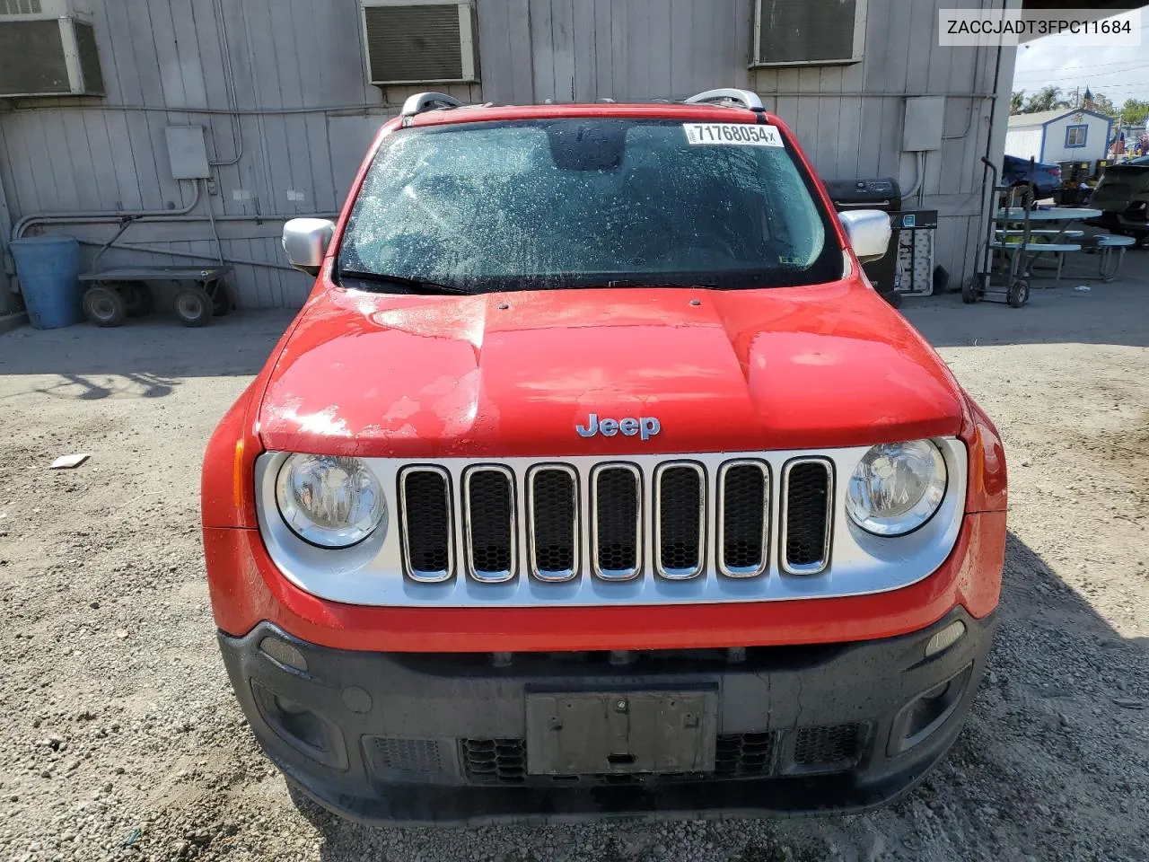 2015 Jeep Renegade Limited VIN: ZACCJADT3FPC11684 Lot: 71768054