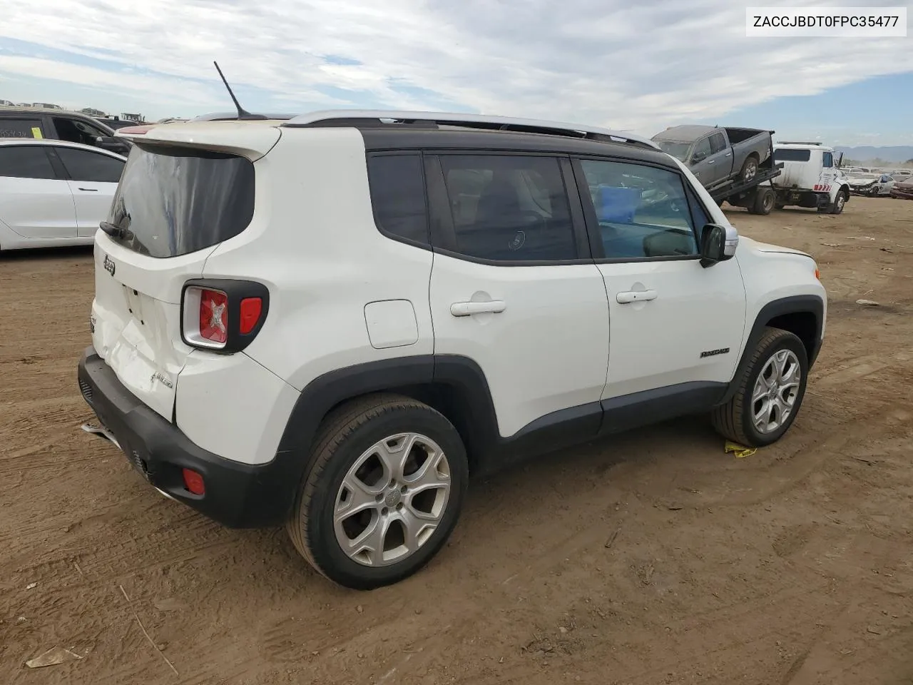 2015 Jeep Renegade Limited VIN: ZACCJBDT0FPC35477 Lot: 72433644