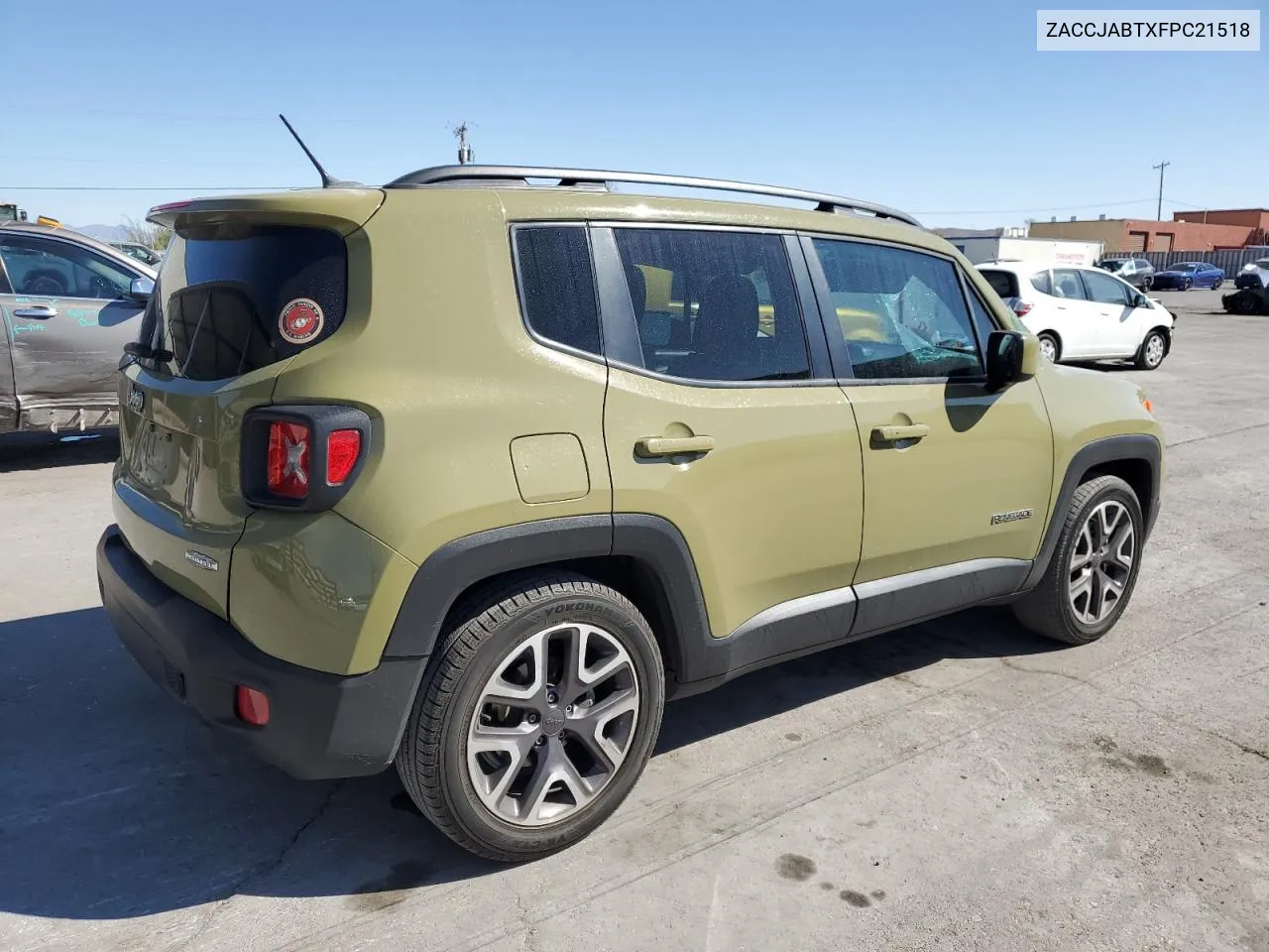 2015 Jeep Renegade Latitude VIN: ZACCJABTXFPC21518 Lot: 72473834