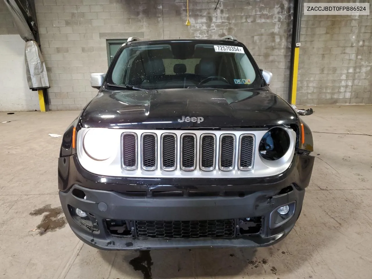 ZACCJBDT0FPB86524 2015 Jeep Renegade Limited