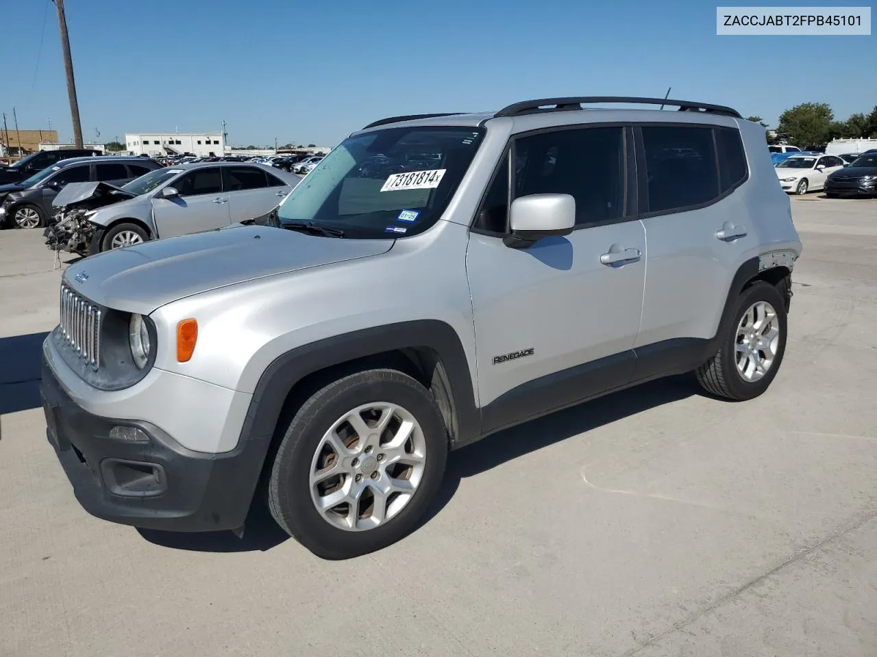 ZACCJABT2FPB45101 2015 Jeep Renegade Latitude