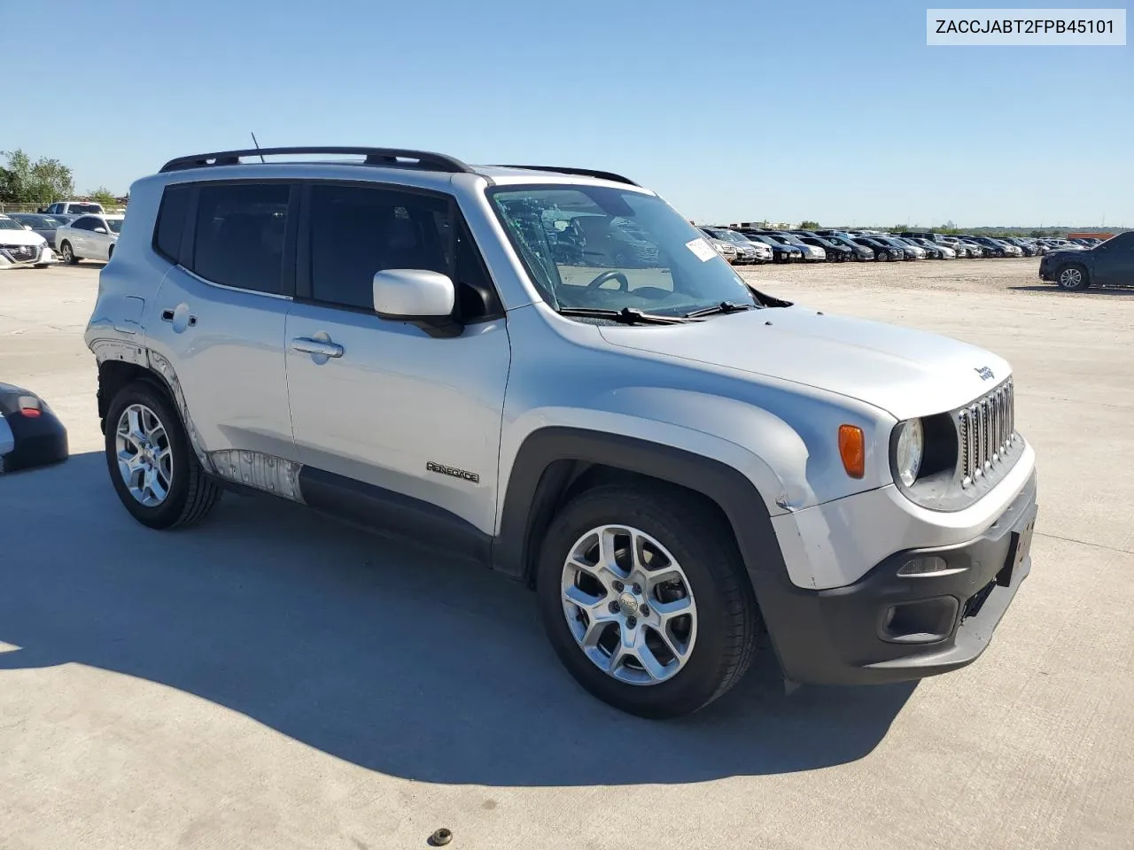 2015 Jeep Renegade Latitude VIN: ZACCJABT2FPB45101 Lot: 73181814