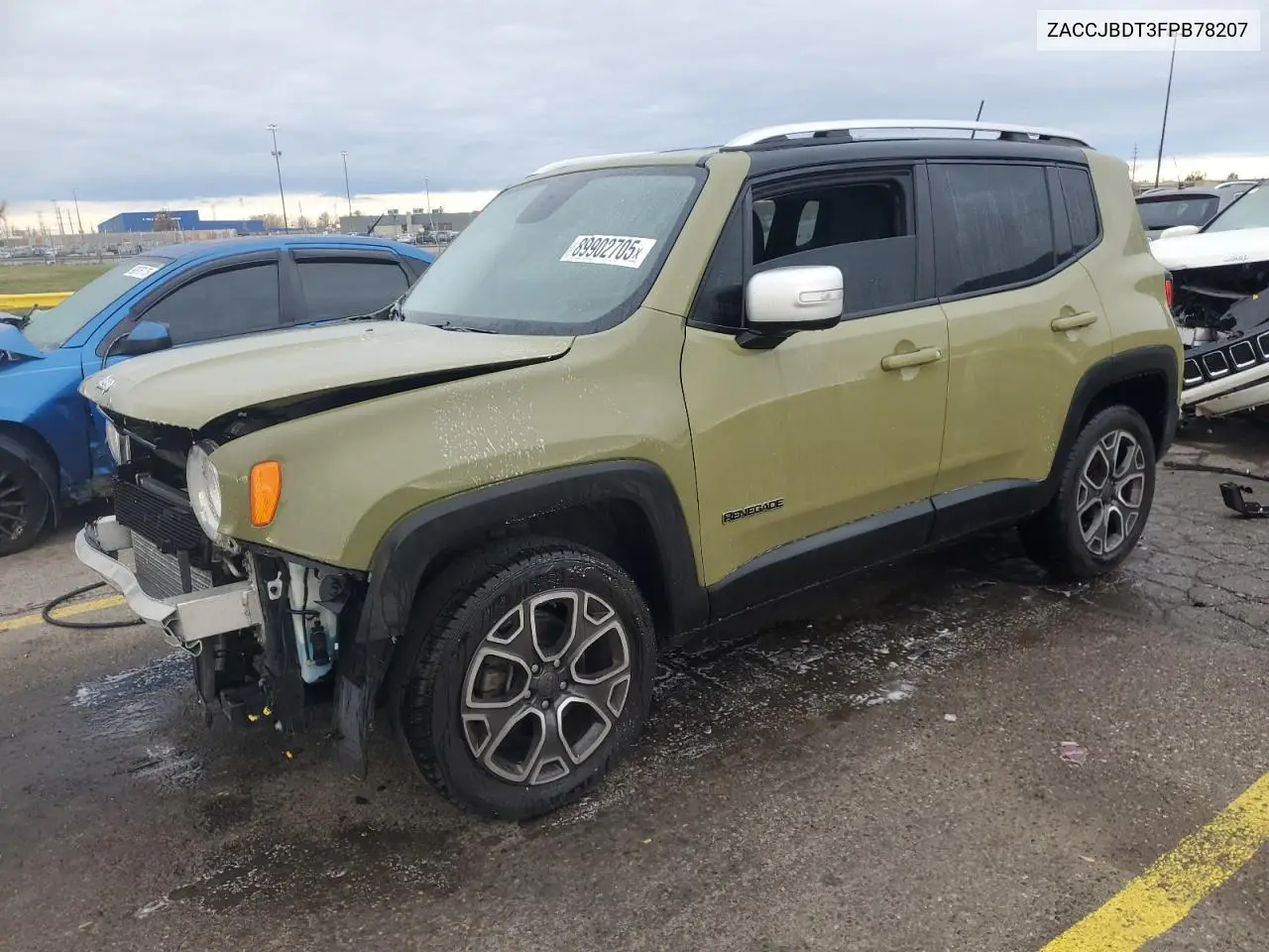 ZACCJBDT3FPB78207 2015 Jeep Renegade Limited