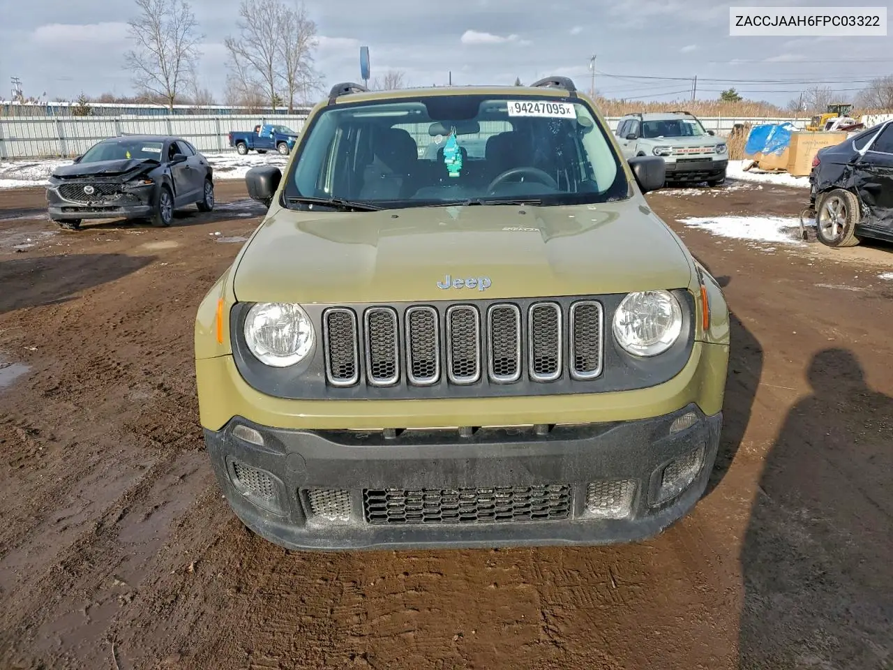 ZACCJAAH6FPC03322 2015 Jeep Renegade Sport