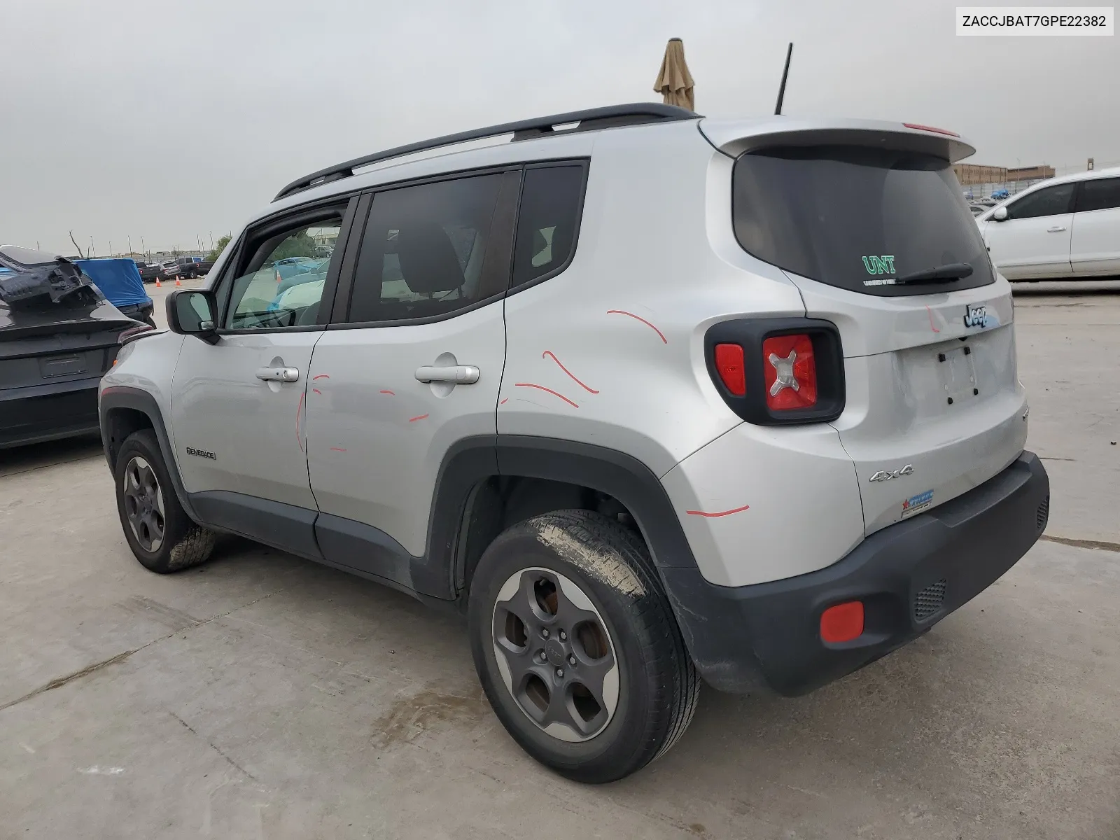 2016 Jeep Renegade Sport VIN: ZACCJBAT7GPE22382 Lot: 53963344