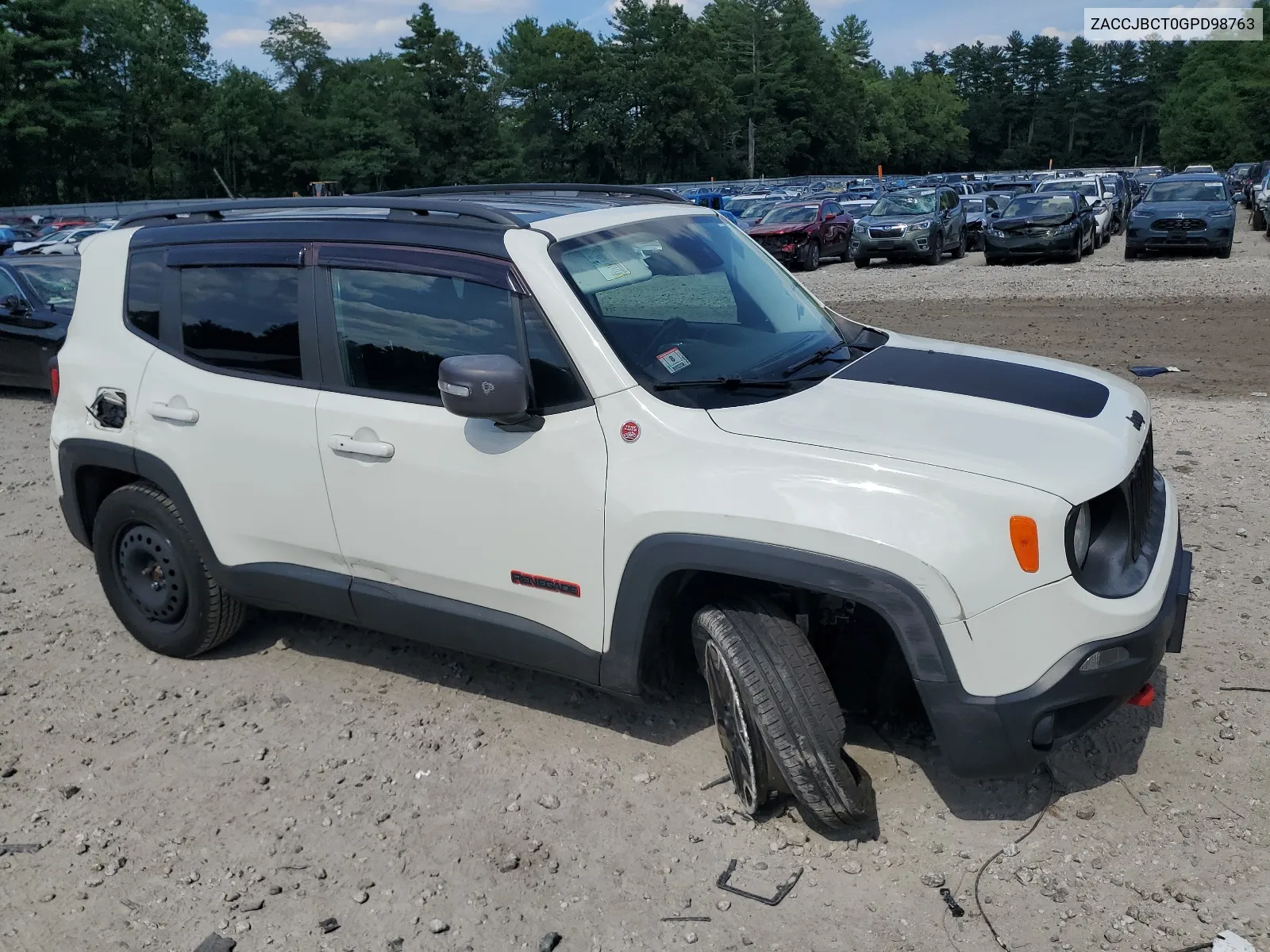 2016 Jeep Renegade Trailhawk VIN: ZACCJBCT0GPD98763 Lot: 62001434