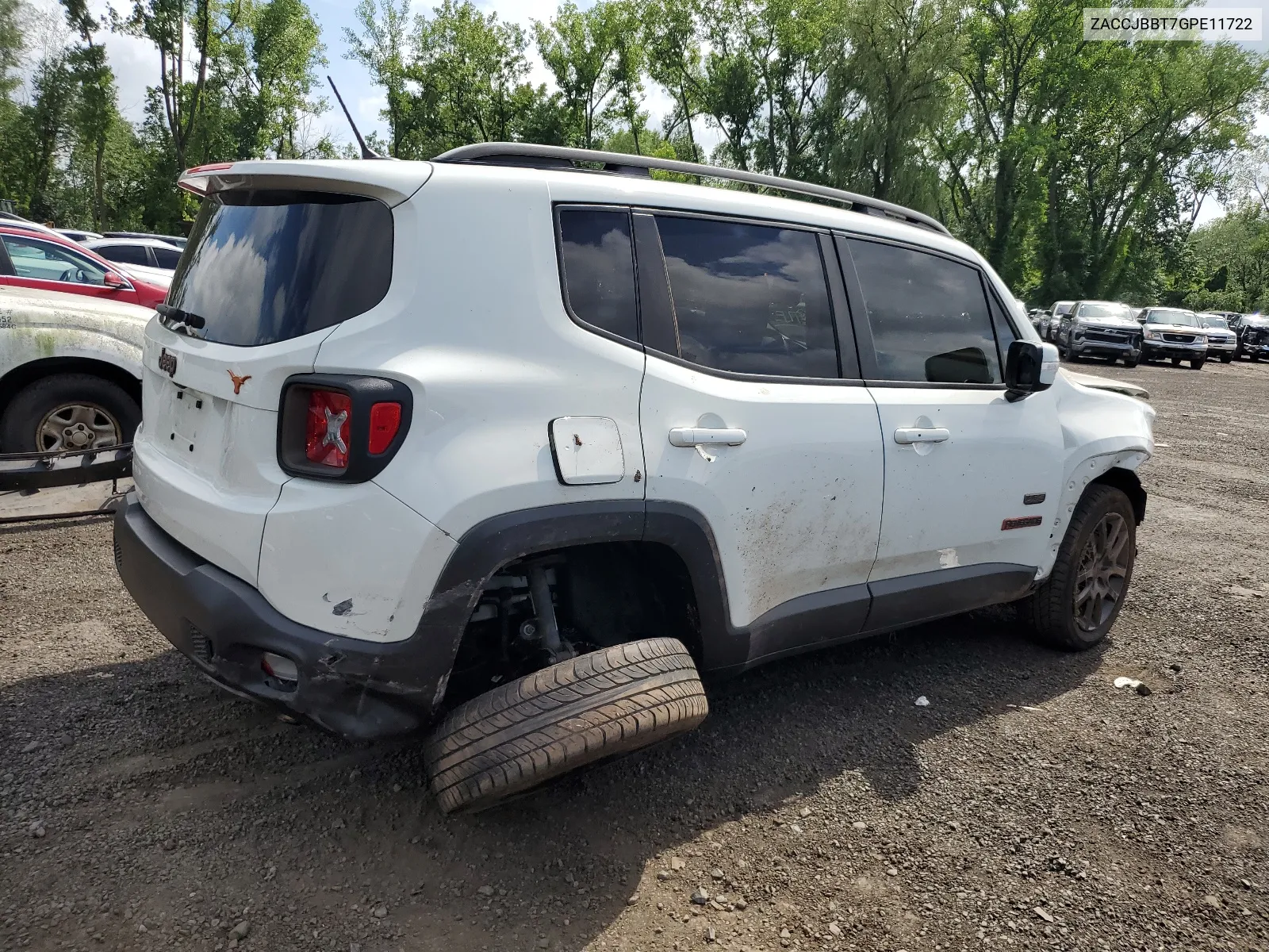 2016 Jeep Renegade Latitude VIN: ZACCJBBT7GPE11722 Lot: 62428574