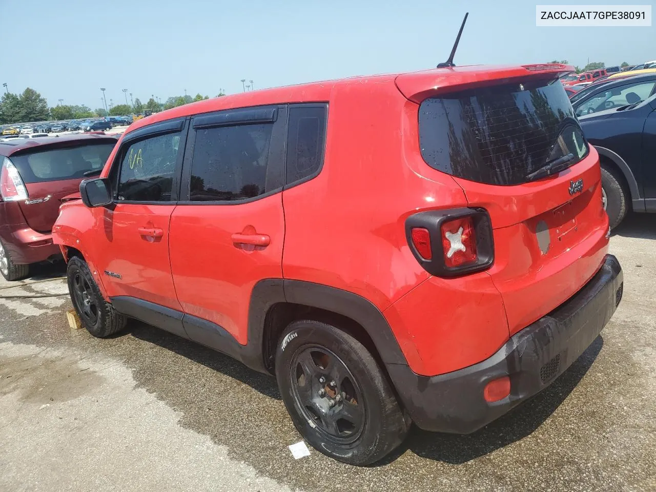 2016 Jeep Renegade Sport VIN: ZACCJAAT7GPE38091 Lot: 62854574