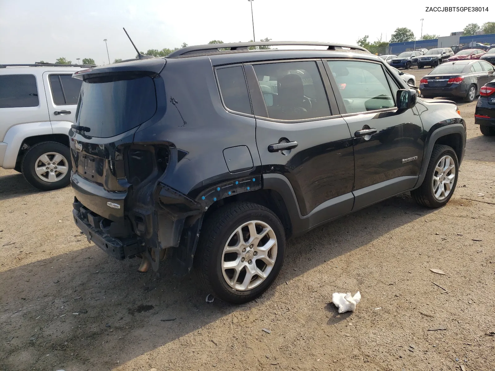 2016 Jeep Renegade Latitude VIN: ZACCJBBT5GPE38014 Lot: 63769604