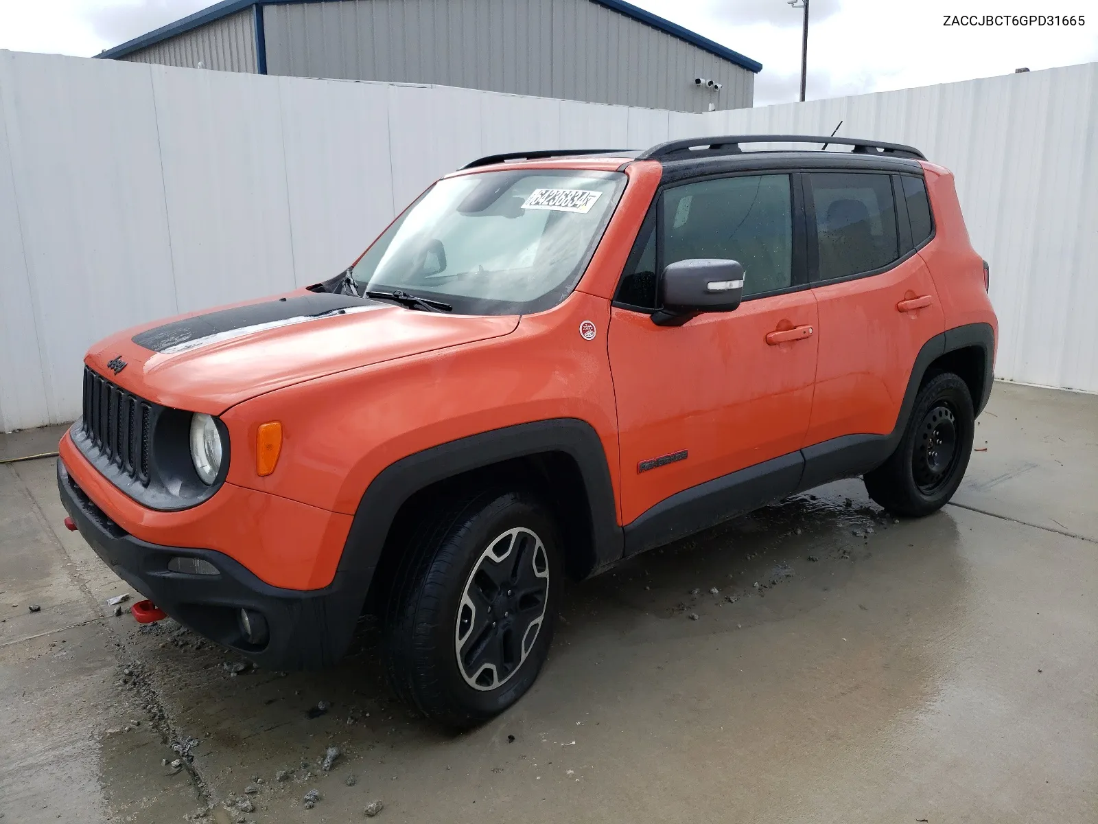 2016 Jeep Renegade Trailhawk VIN: ZACCJBCT6GPD31665 Lot: 64236834