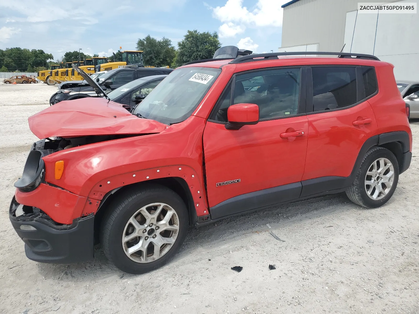 2016 Jeep Renegade Latitude VIN: ZACCJABT5GPD91495 Lot: 64588434