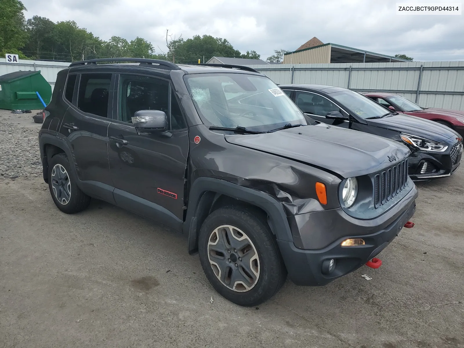 2016 Jeep Renegade Trailhawk VIN: ZACCJBCT9GPD44314 Lot: 64682034