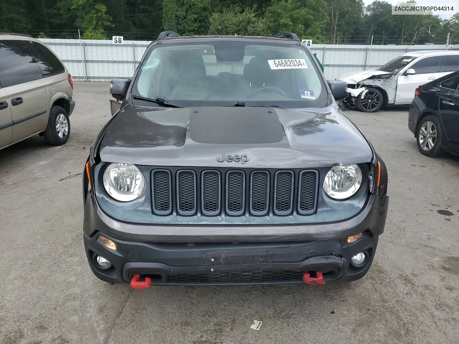 2016 Jeep Renegade Trailhawk VIN: ZACCJBCT9GPD44314 Lot: 64682034